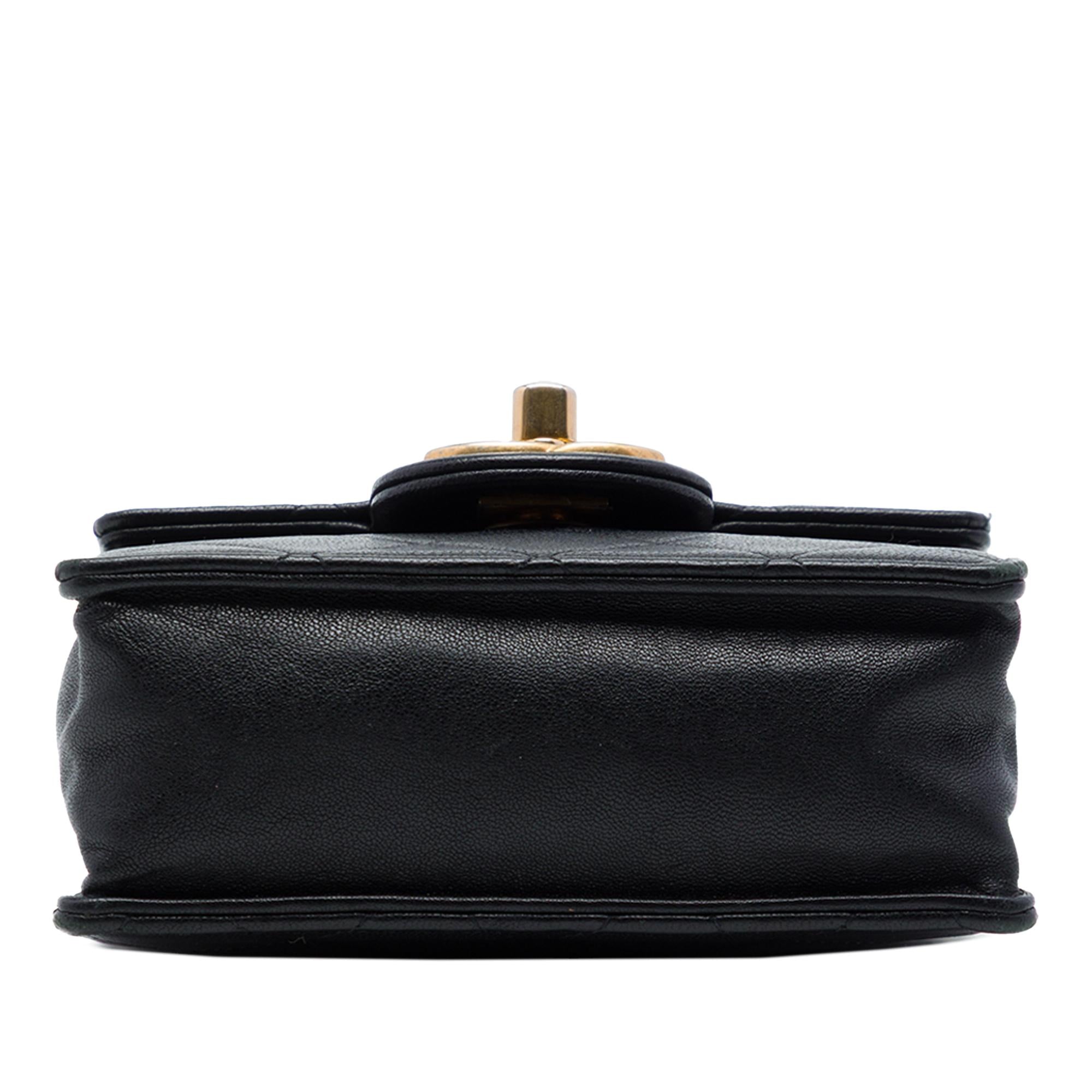 Chanel Quilted Lambskin Vertical Chic Pearls Flap