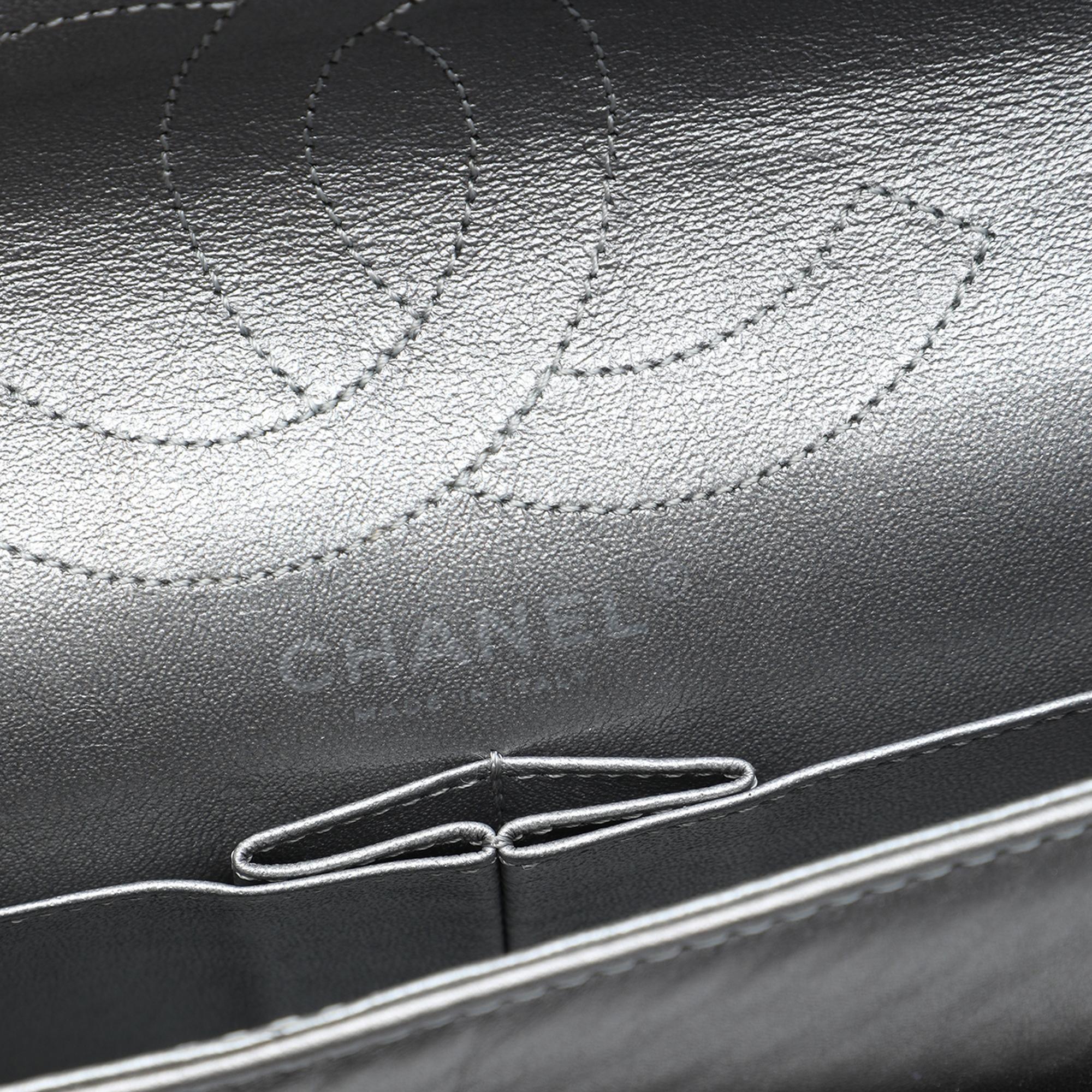 Chanel Quilted Metallic Aged Calfskin Reissue 2.55 Double Flap 226