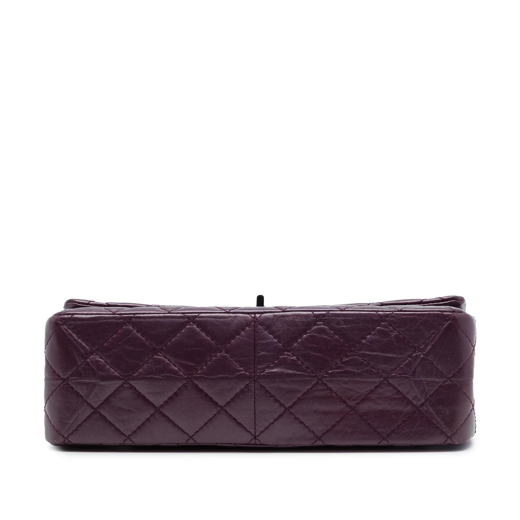 Chanel Quilted Metallic Aged Calfskin Reissue 2.55 Double Flap 226