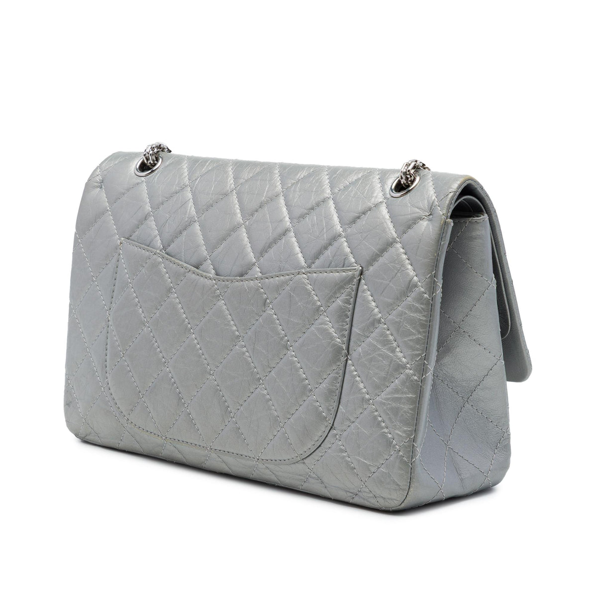 Chanel Quilted Metallic Aged Calfskin Reissue 2.55 Double Flap 227