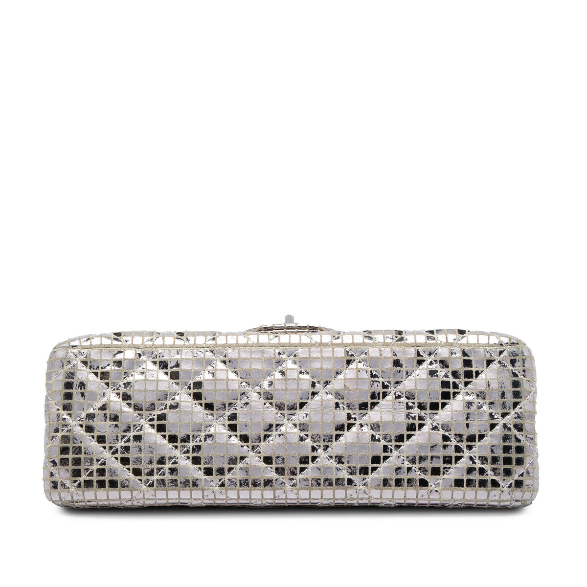 Chanel Quilted Mirror Calfskin and Suede Reissue 2.55 Double Flap 225