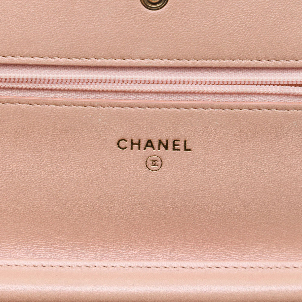 Chanel Quilted Patent Boy Wallet on Chain