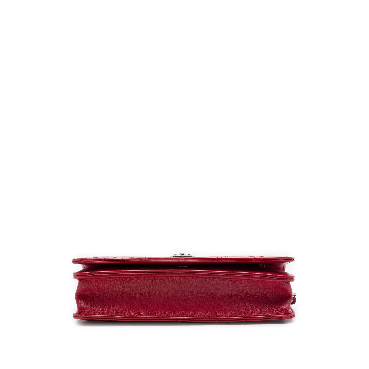Chanel Quilted Patent Coco Boy Wallet On Chain