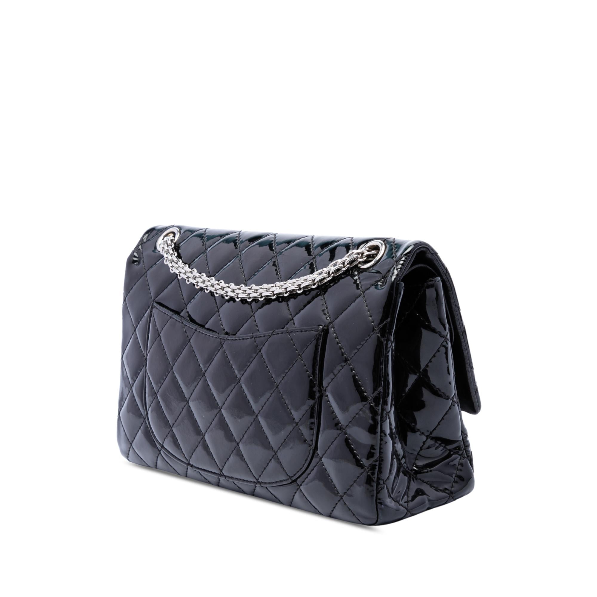 Chanel Quilted Patent Reissue 2.55 Double Flap 226