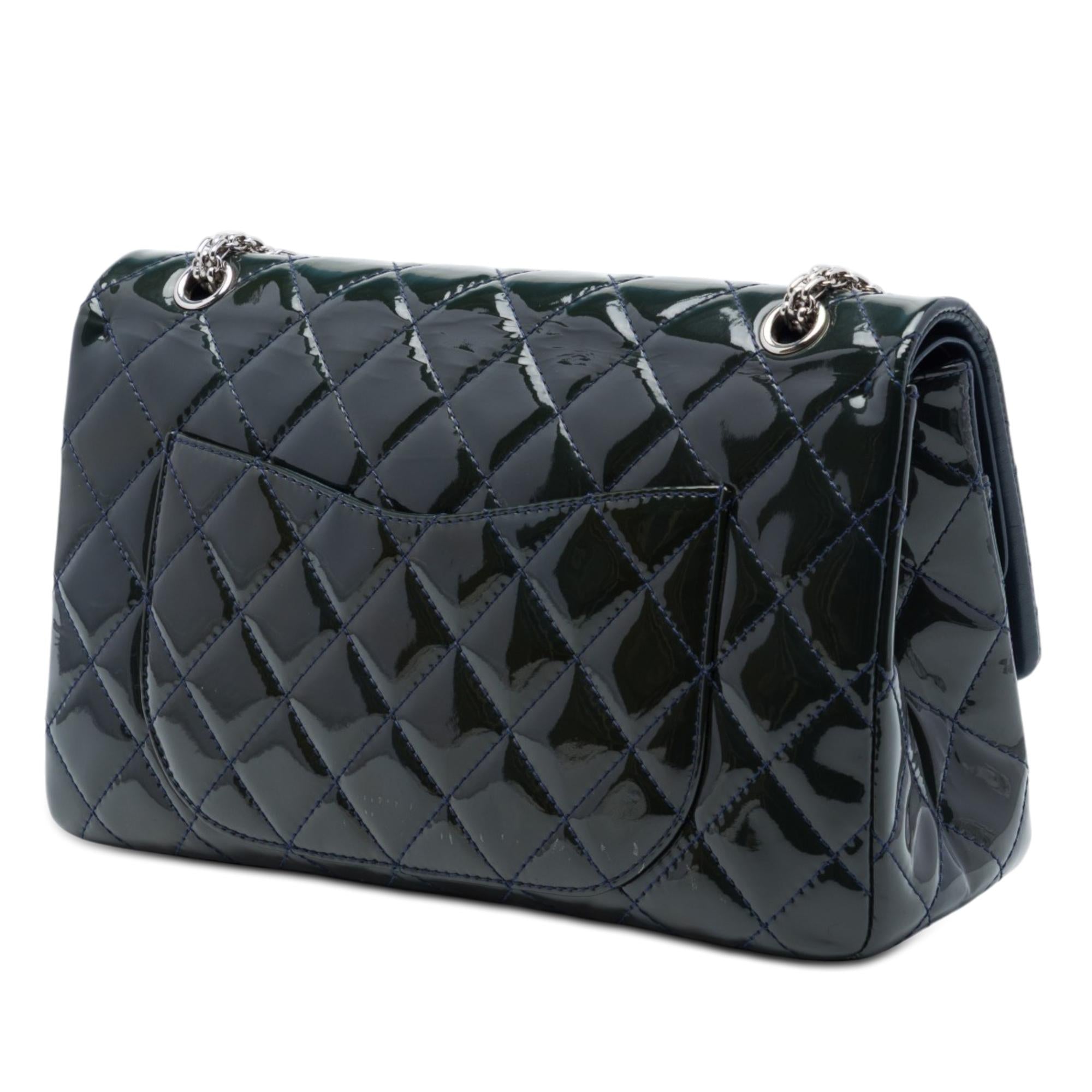 Chanel Quilted Patent Reissue 2.55 Double Flap 227