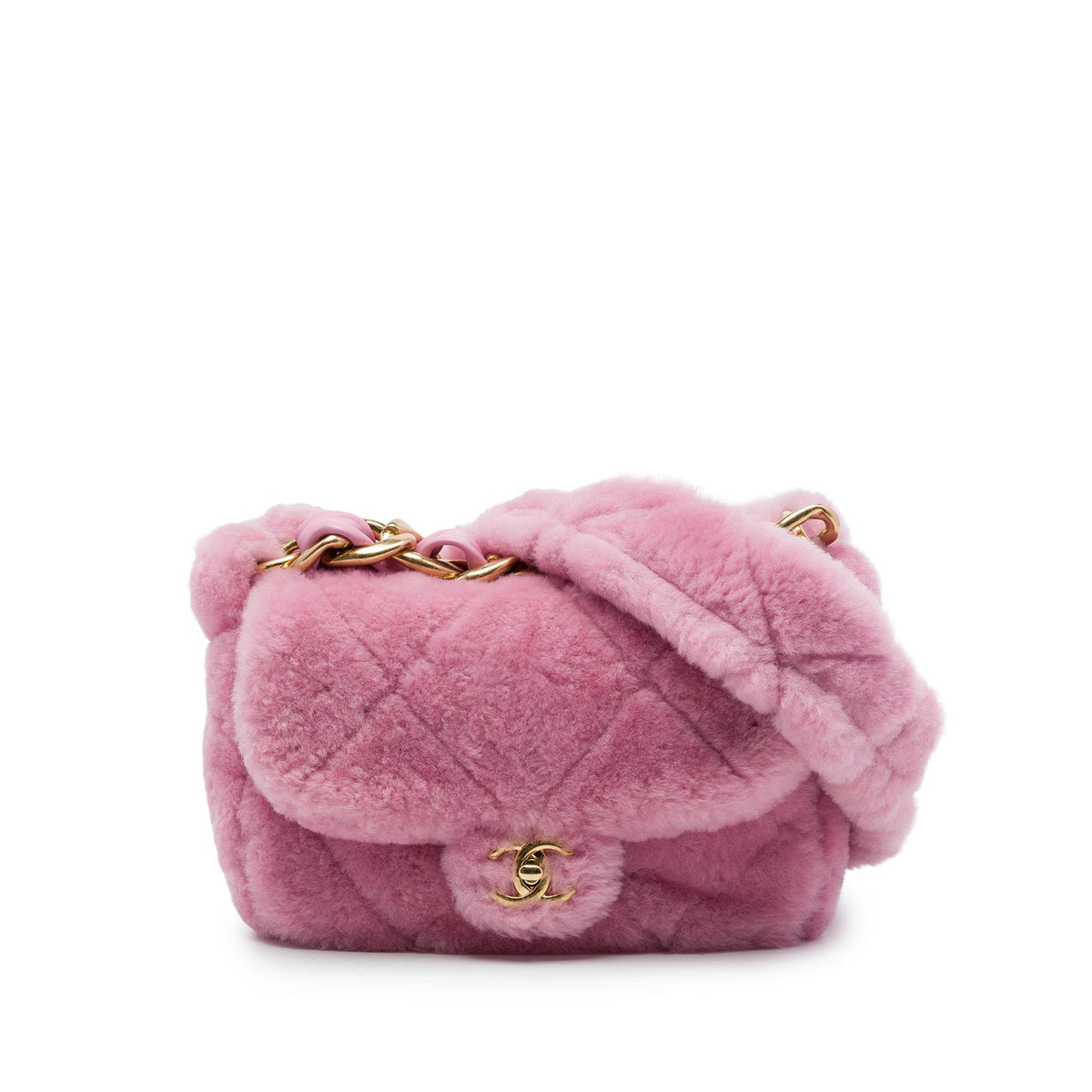 Chanel Quilted Shearling Coconing Single Flap