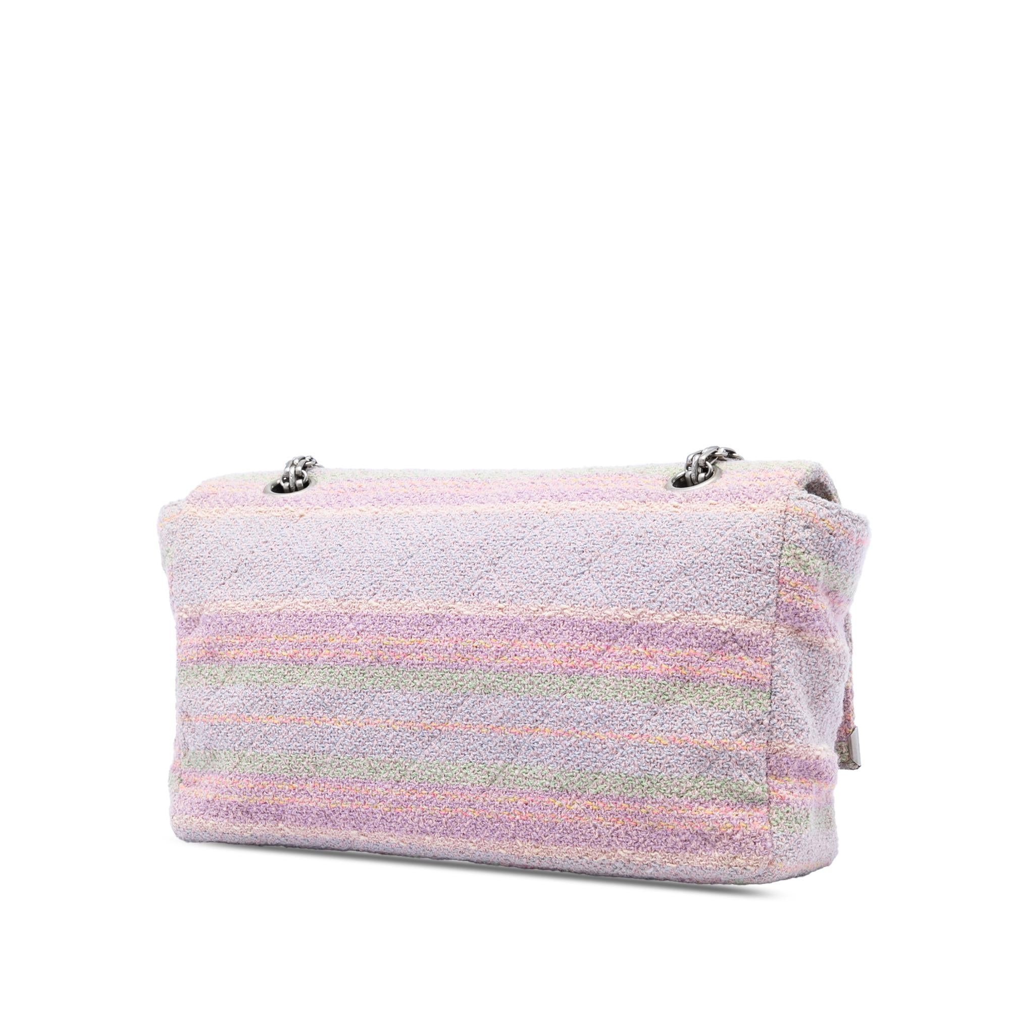 Chanel Quilted Tweed Reissue 2.55 Single Flap 225