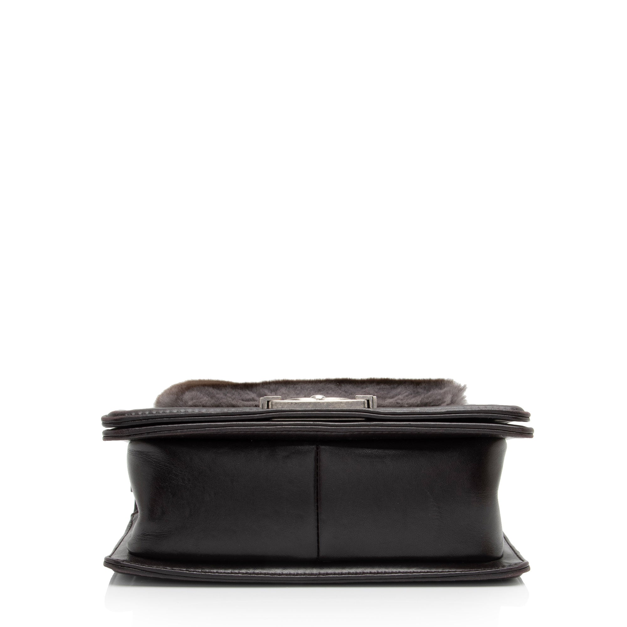 Chanel Rabbit Fur Small Boy Bag