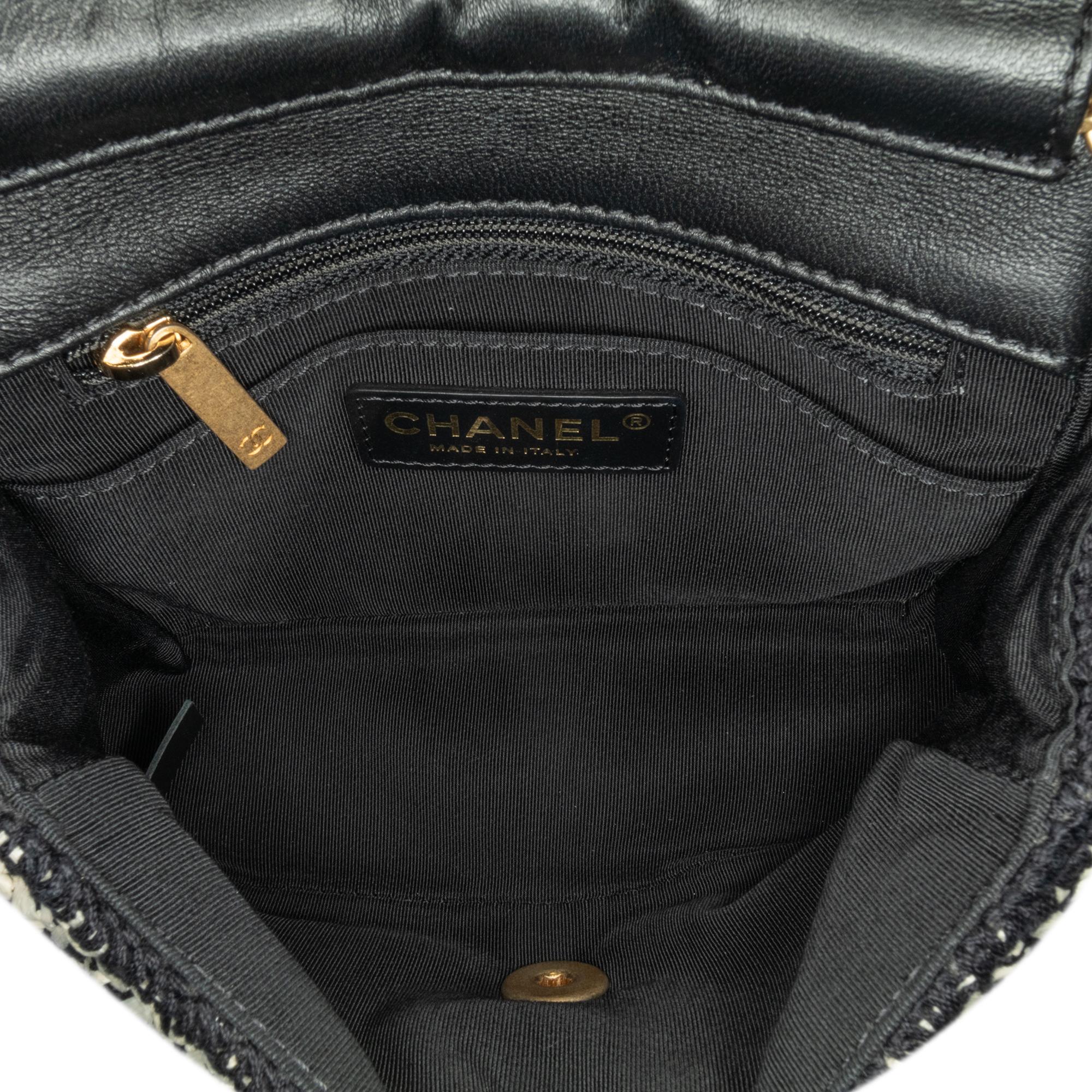 Chanel Raffia Braided with Love Flap