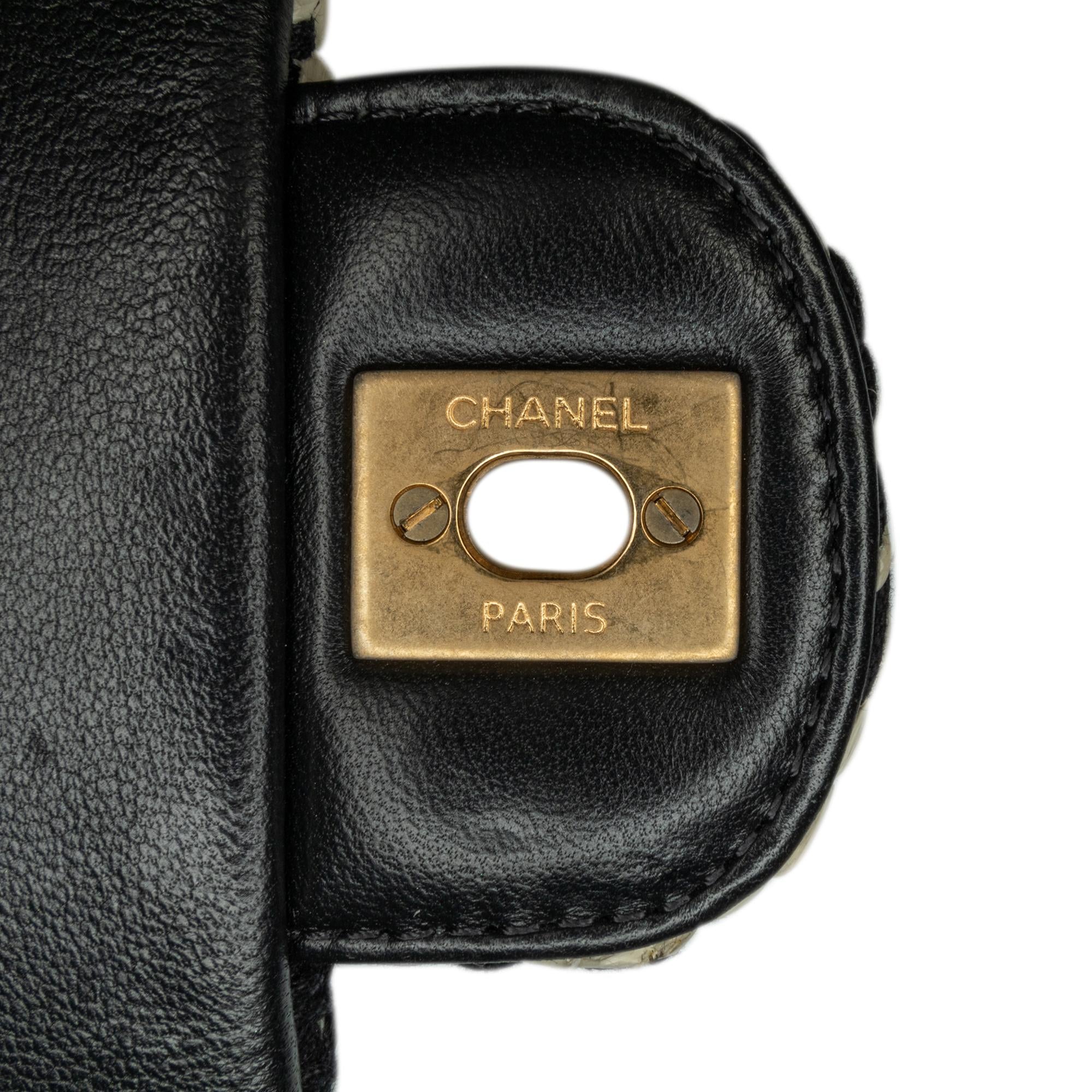 Chanel Raffia Braided with Love Flap