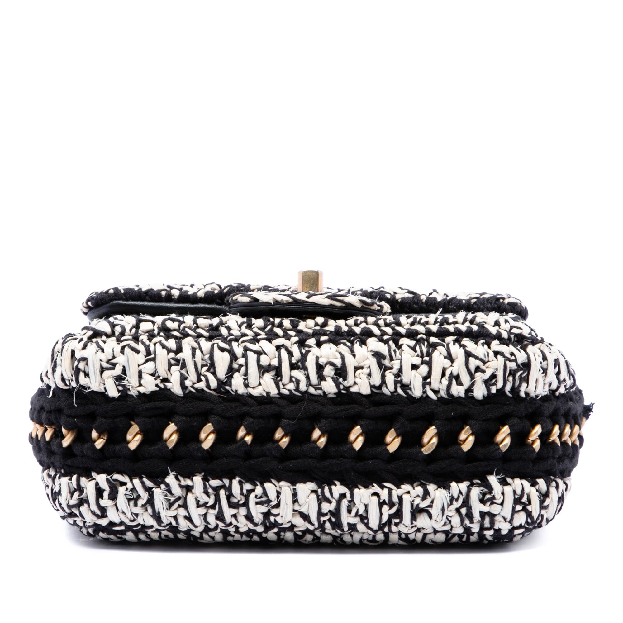 Chanel Raffia Braided with Love Flap