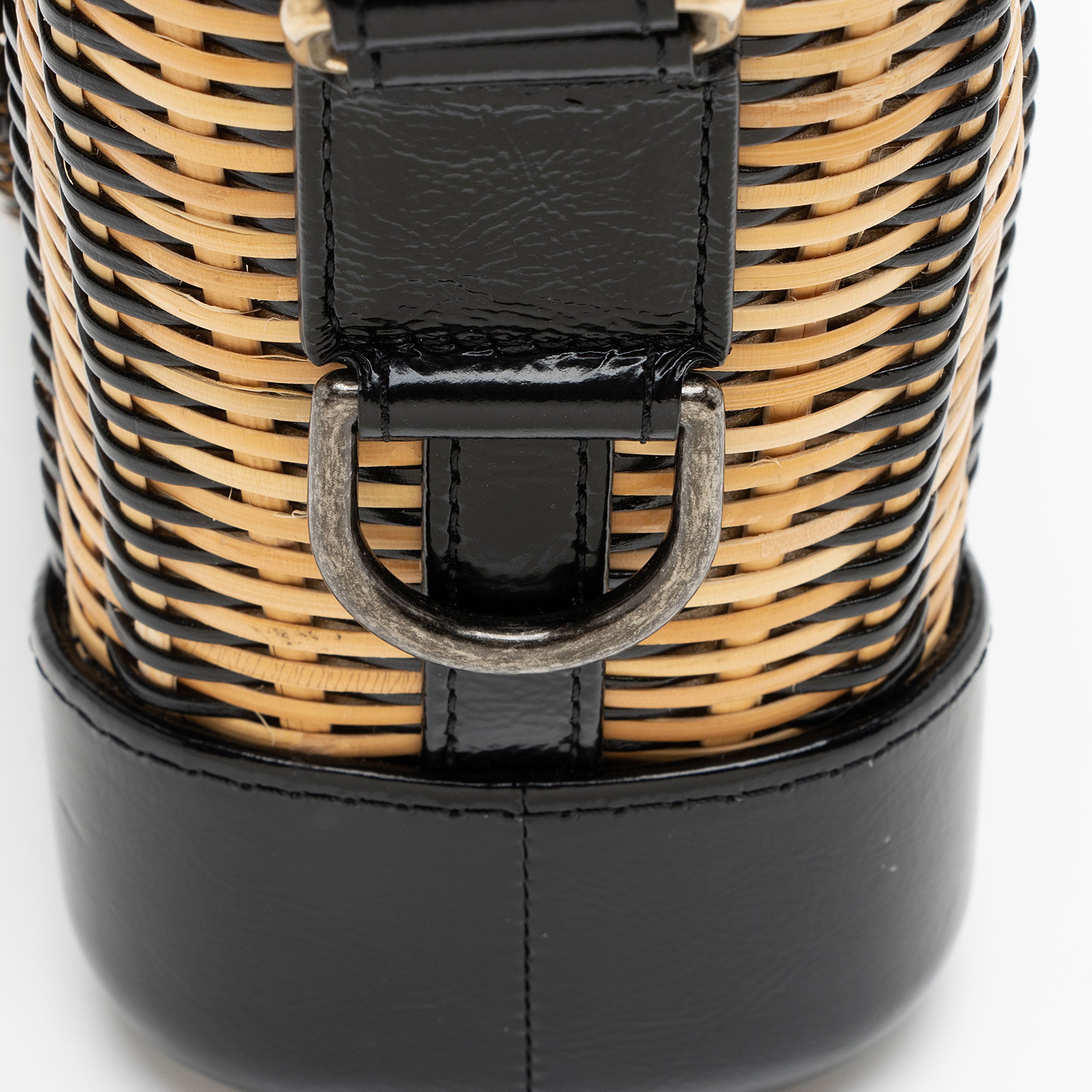 Chanel Rattan Calfskin Gabrielle Small Hobo