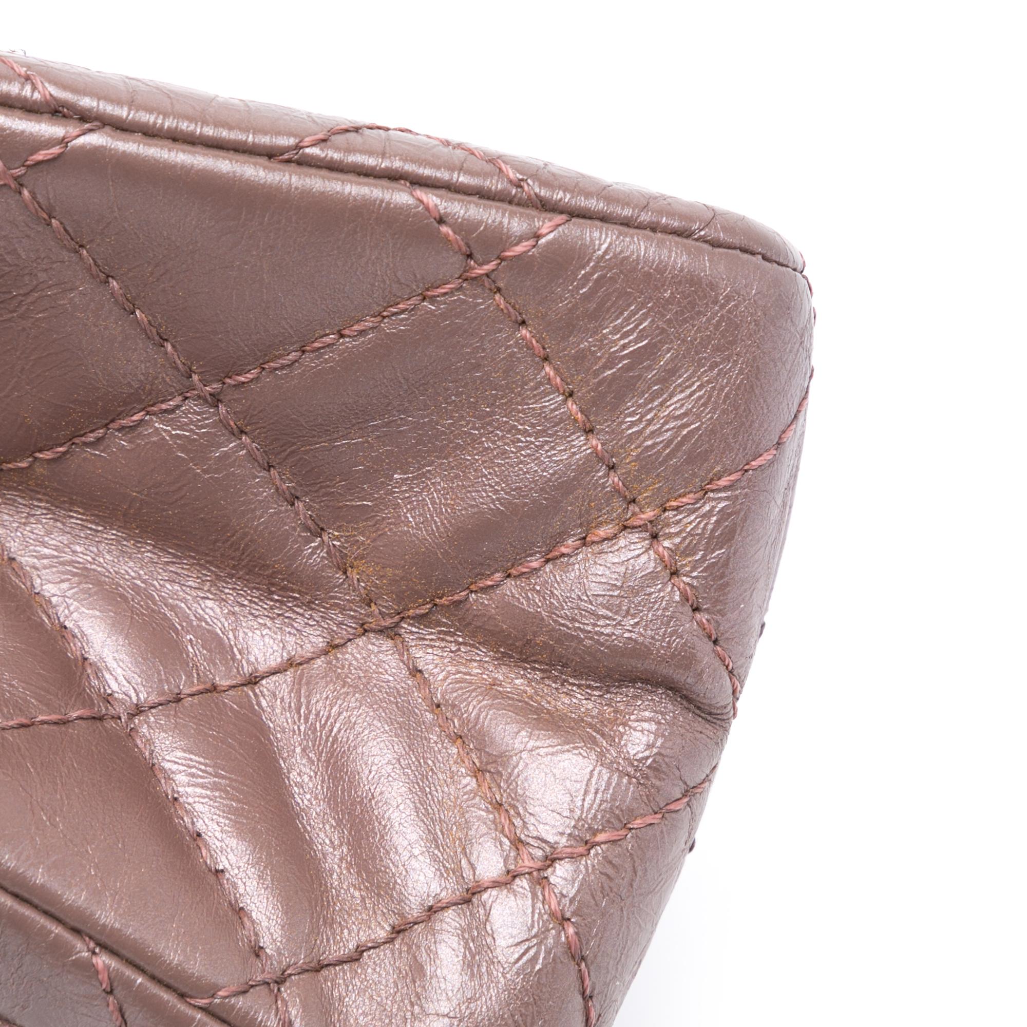 Chanel Reissue 2.55 Aged Metallic Calfskin Double Flap 226