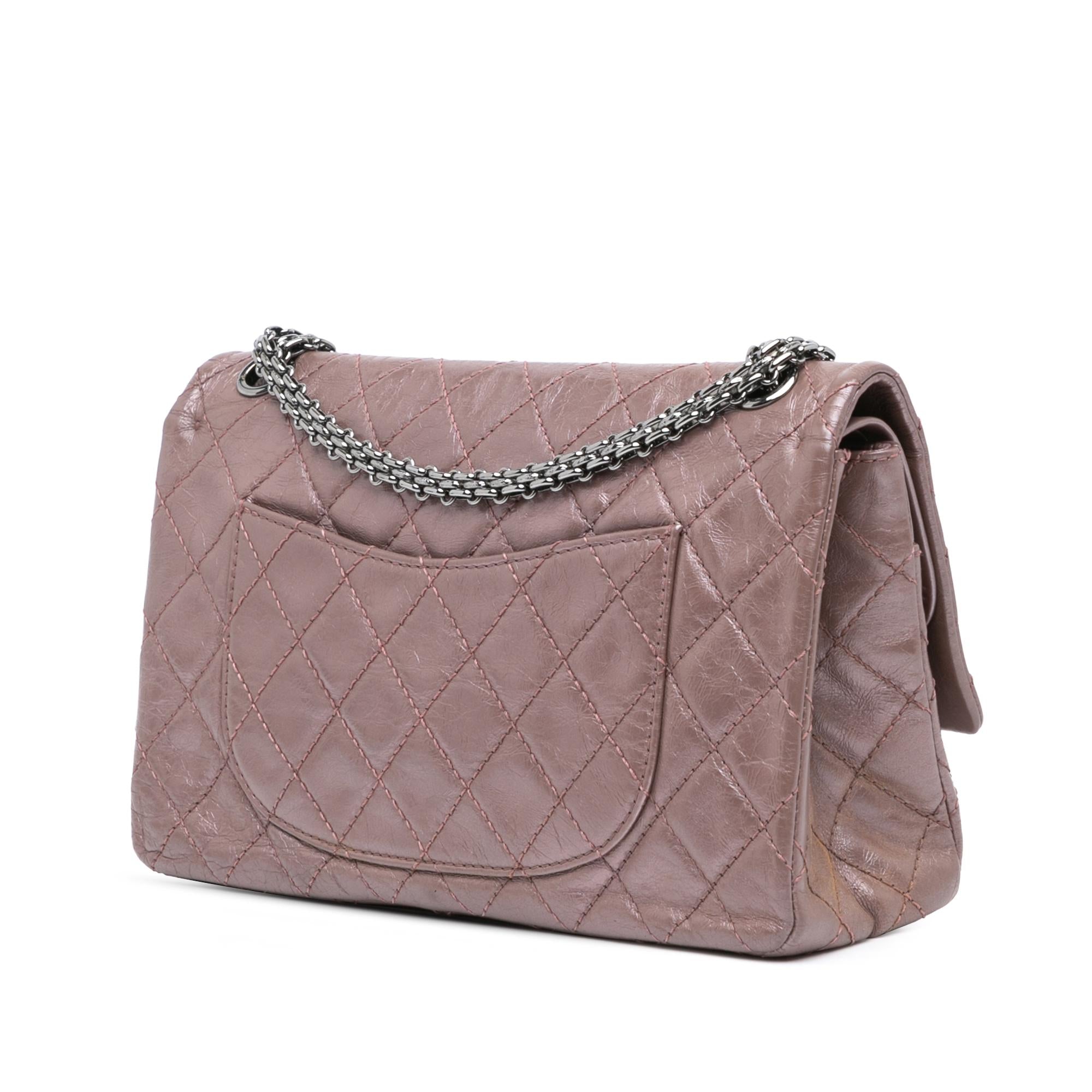 Chanel Reissue 2.55 Aged Metallic Calfskin Double Flap 226