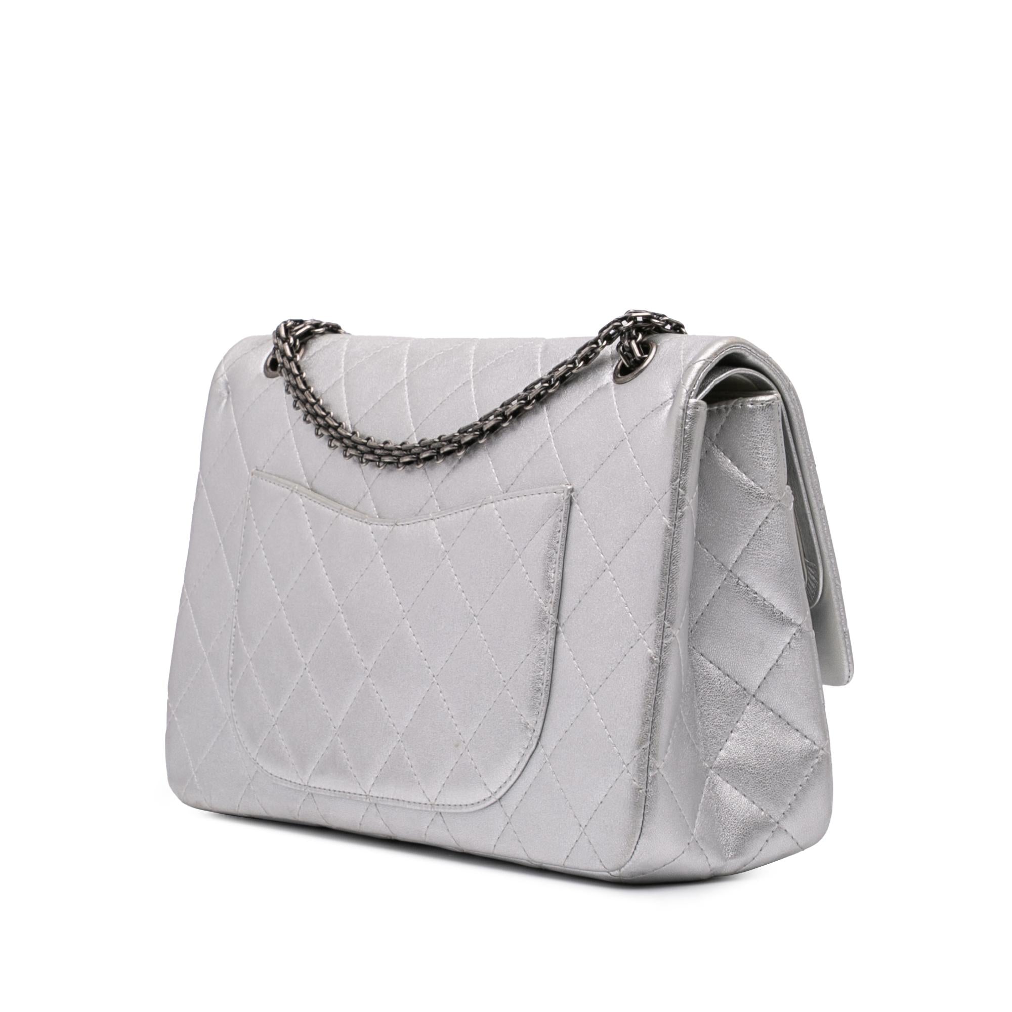 Chanel Reissue 2.55 Metallic Lambskin Double Flap 227