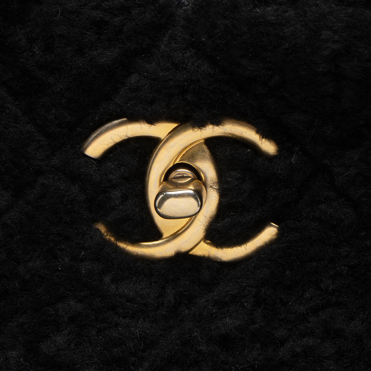 Chanel Shearling Tweed Fantasy Shopping Tote