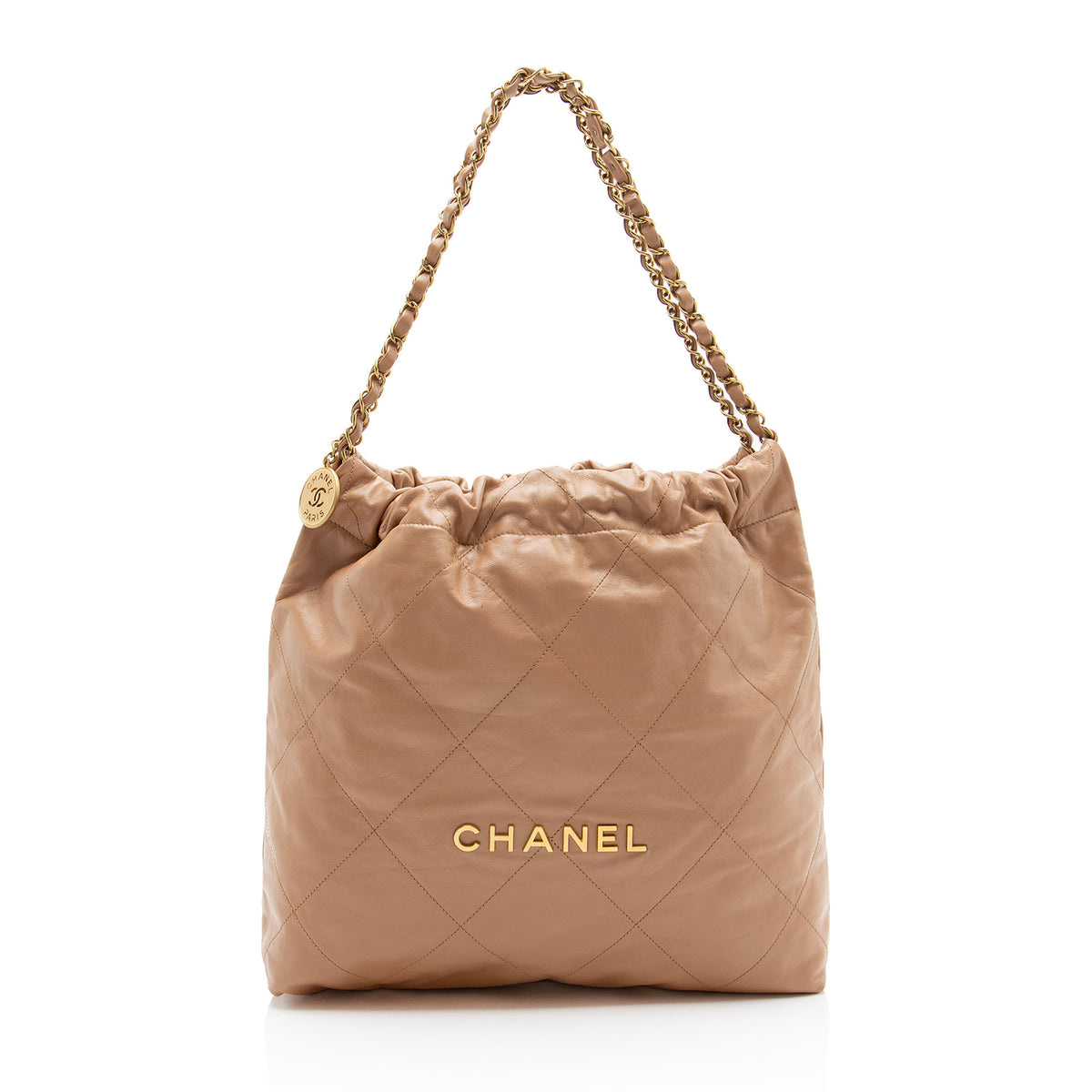 Chanel Shiny Calfskin Chanel 22 Medium Shoulder Bag