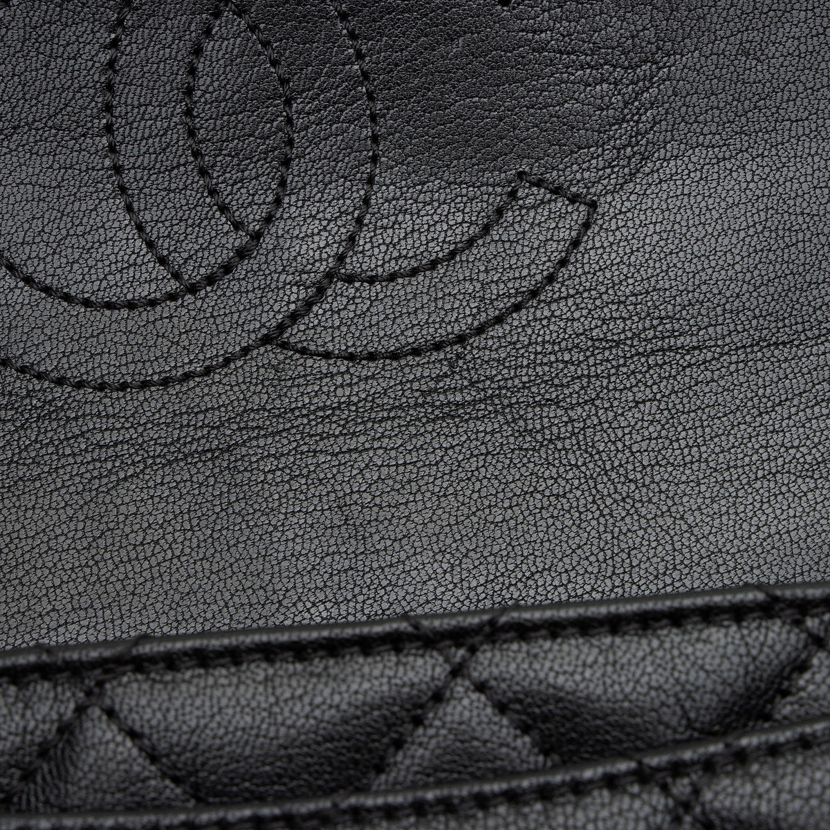 Chanel Shiny Goatskin Double Carry Small Flap Bag