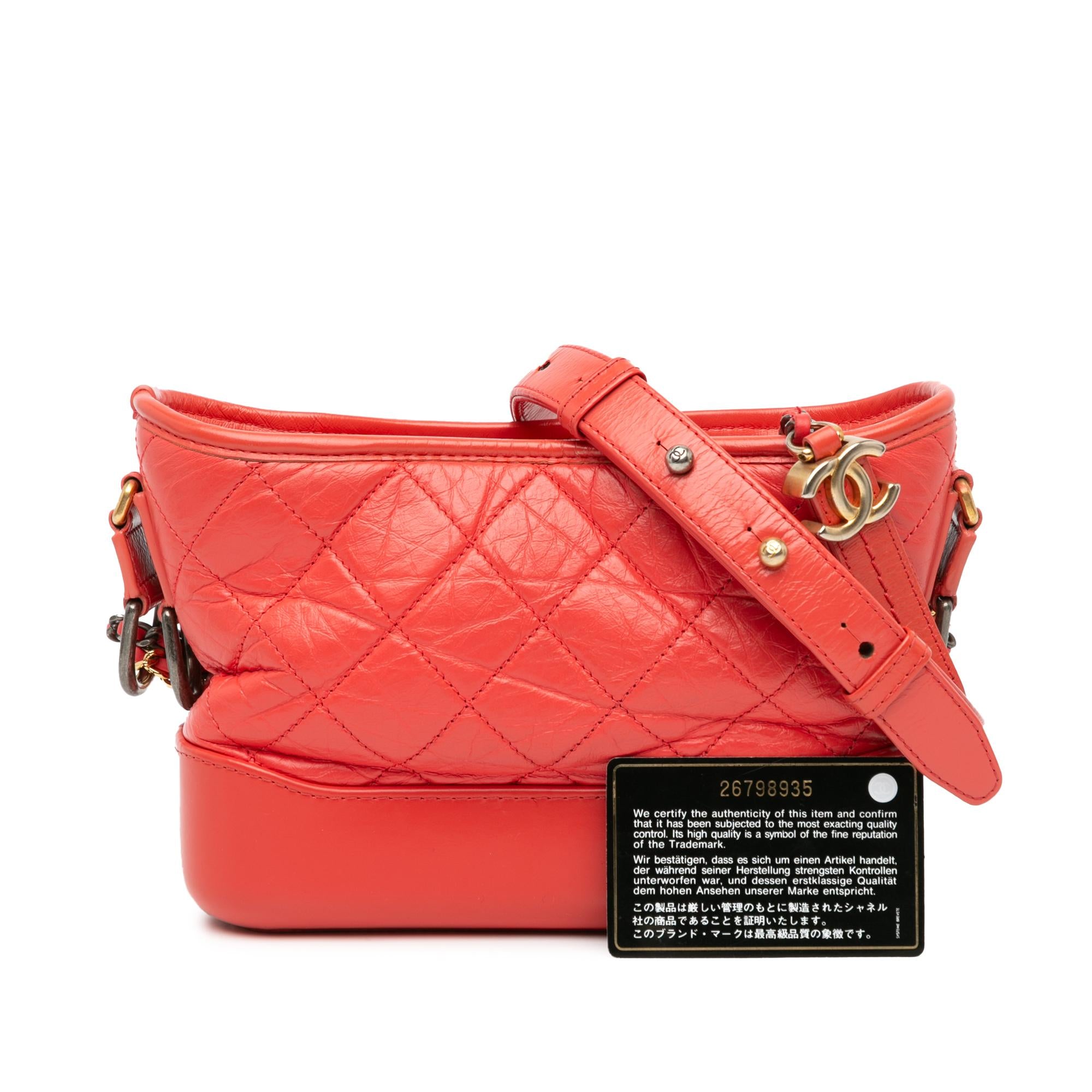 Chanel Small Aged Calfskin Gabrielle Crossbody