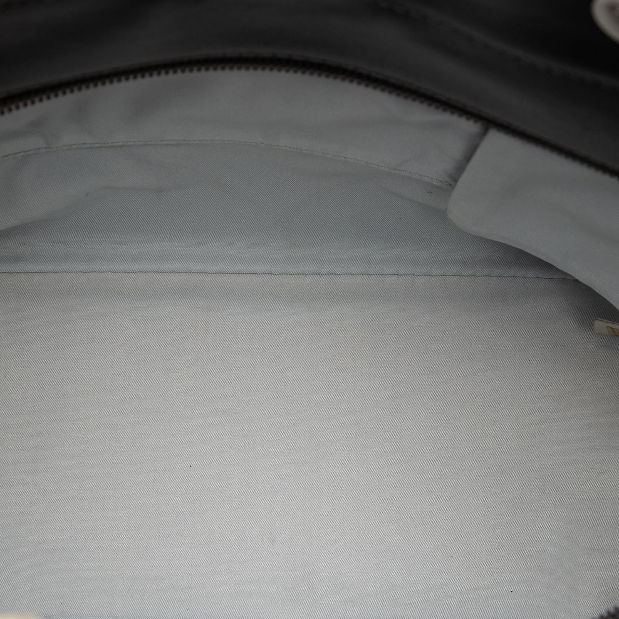 Chanel Small Bicolor Quilted Coated Canvas Paris Biarritz Tote