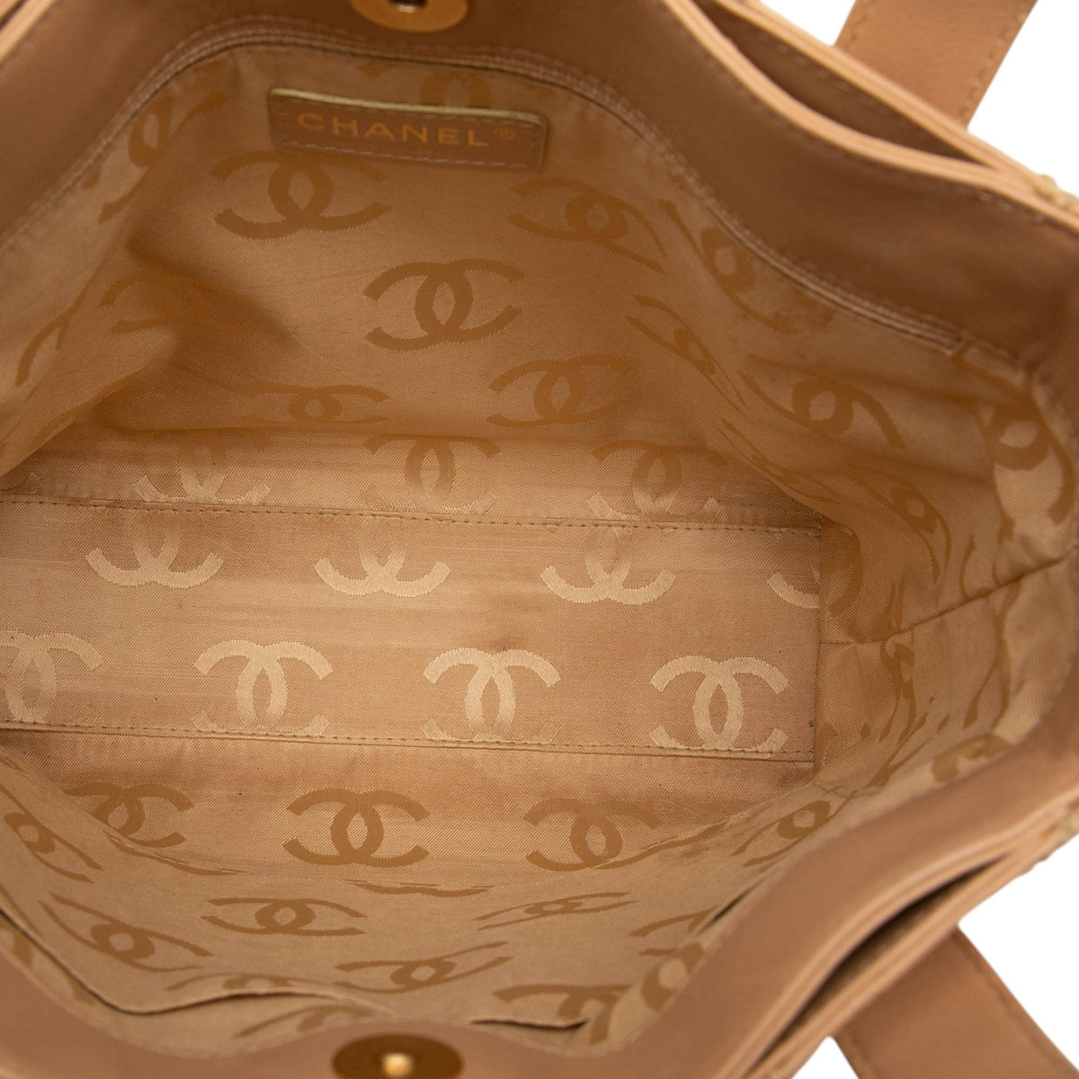 Chanel Small CC Calfskin Wild Stitch Tote