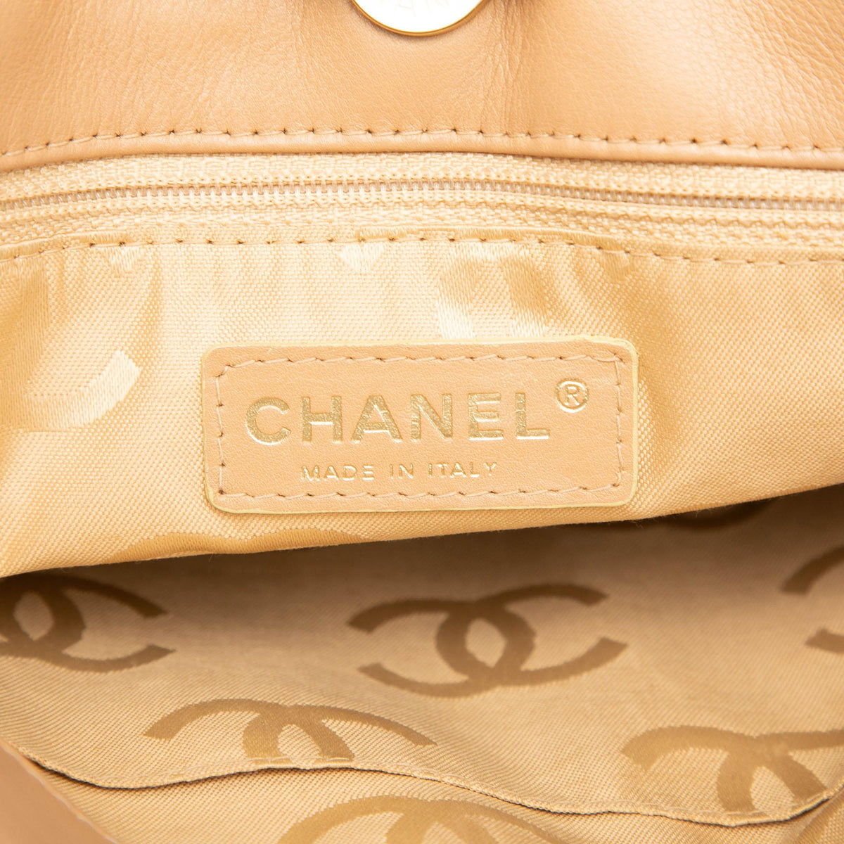 Chanel Small CC Calfskin Wild Stitch Tote