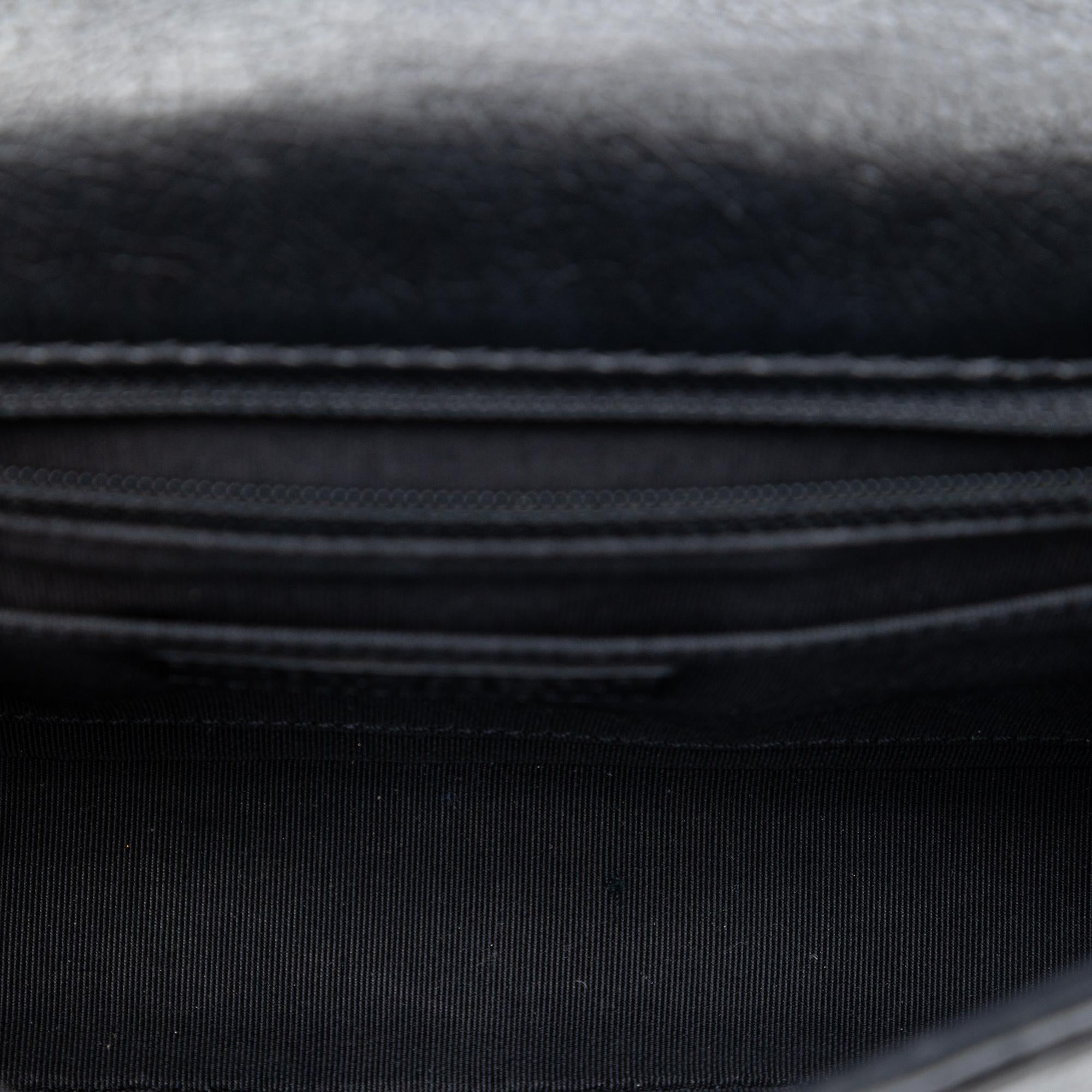 Chanel Small CC Quilted Lambskin Embossed Braid Single Flap