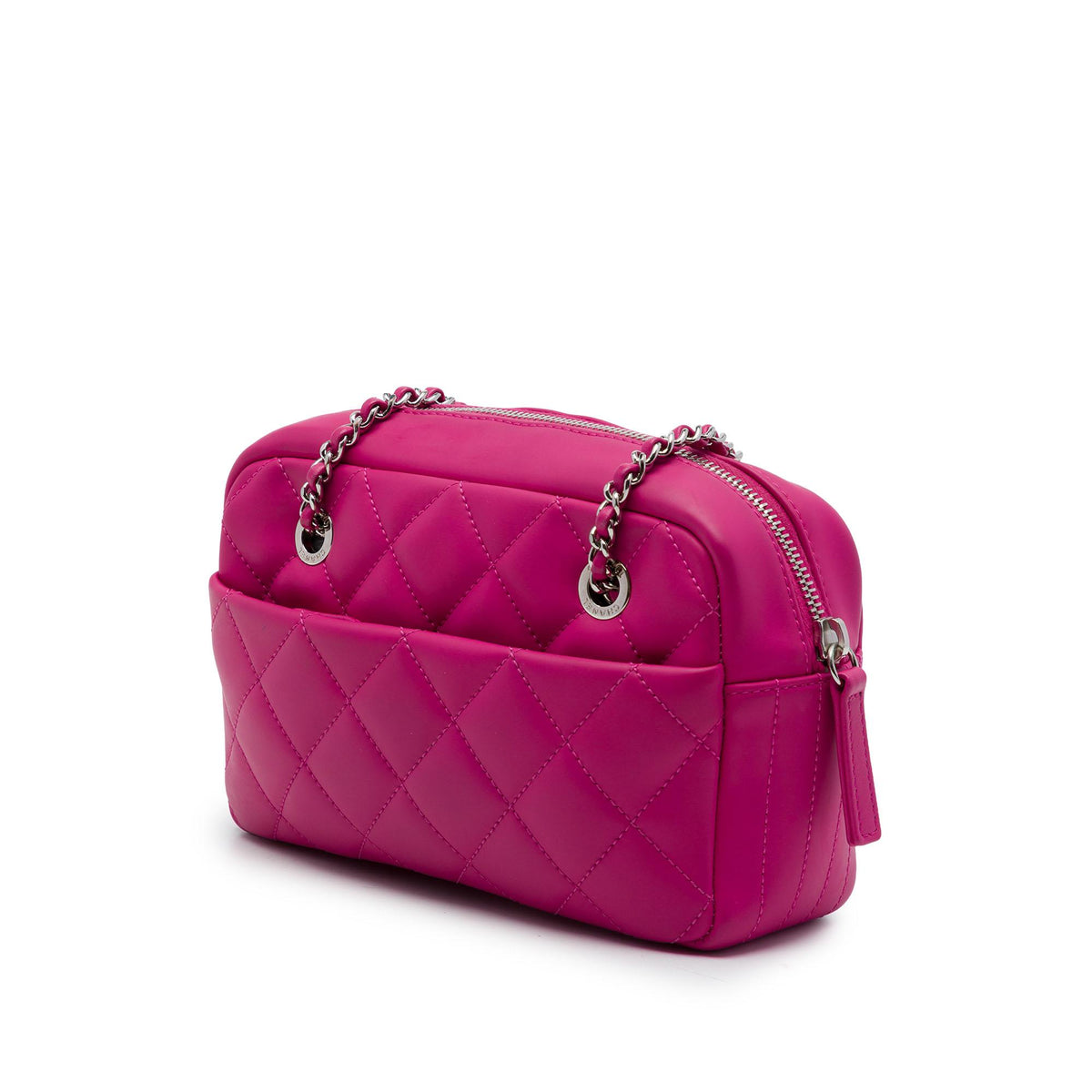 Chanel Small CC Quilted Rubberized Lambskin Coco Rain Camera Bag