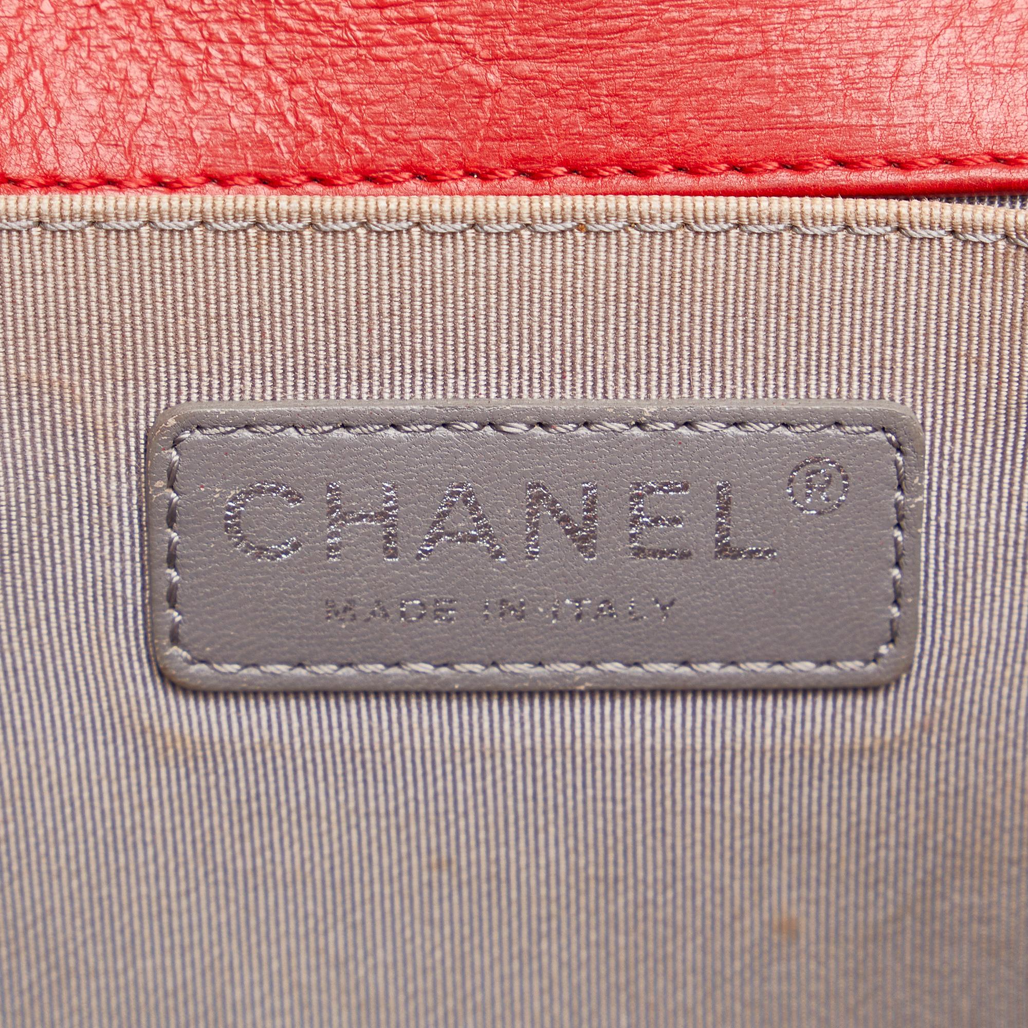 Chanel Small Calfskin Double Stitch Boy Flap