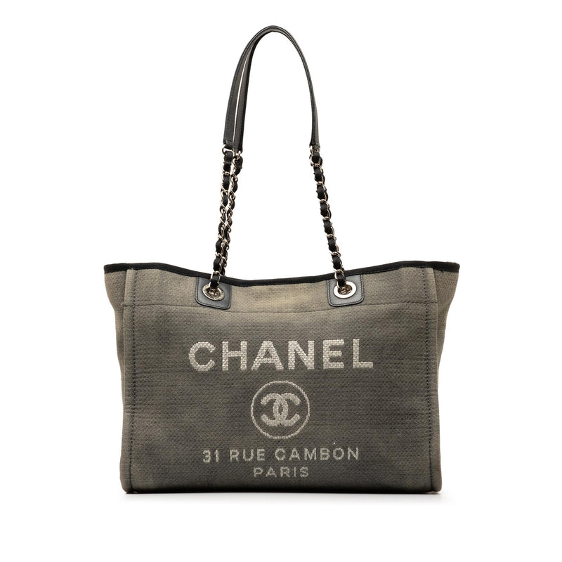 Chanel Small Canvas Deauville Tote (SHG-mmN7Cl)