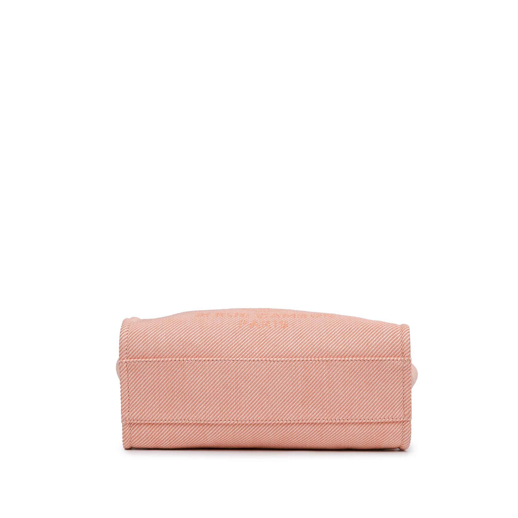Chanel Small Canvas Deauville Tote (SHG-YEq40T)