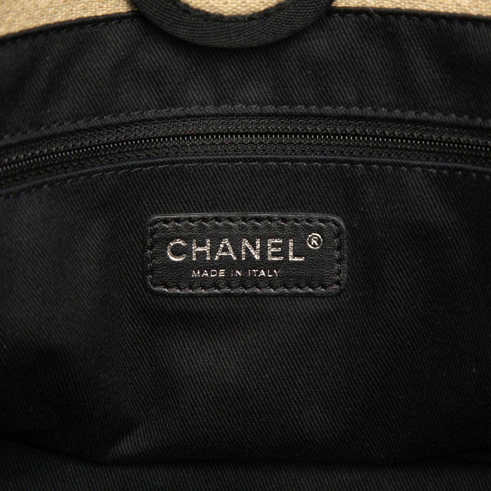 Chanel Small Canvas Deauville Tote