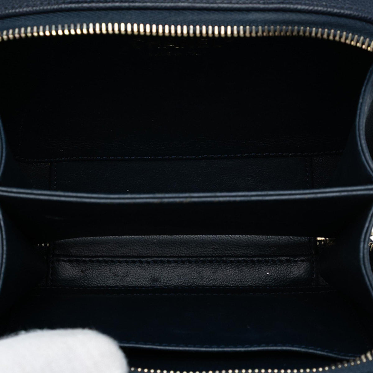 Chanel Small Caviar CC Filigree Vanity Case