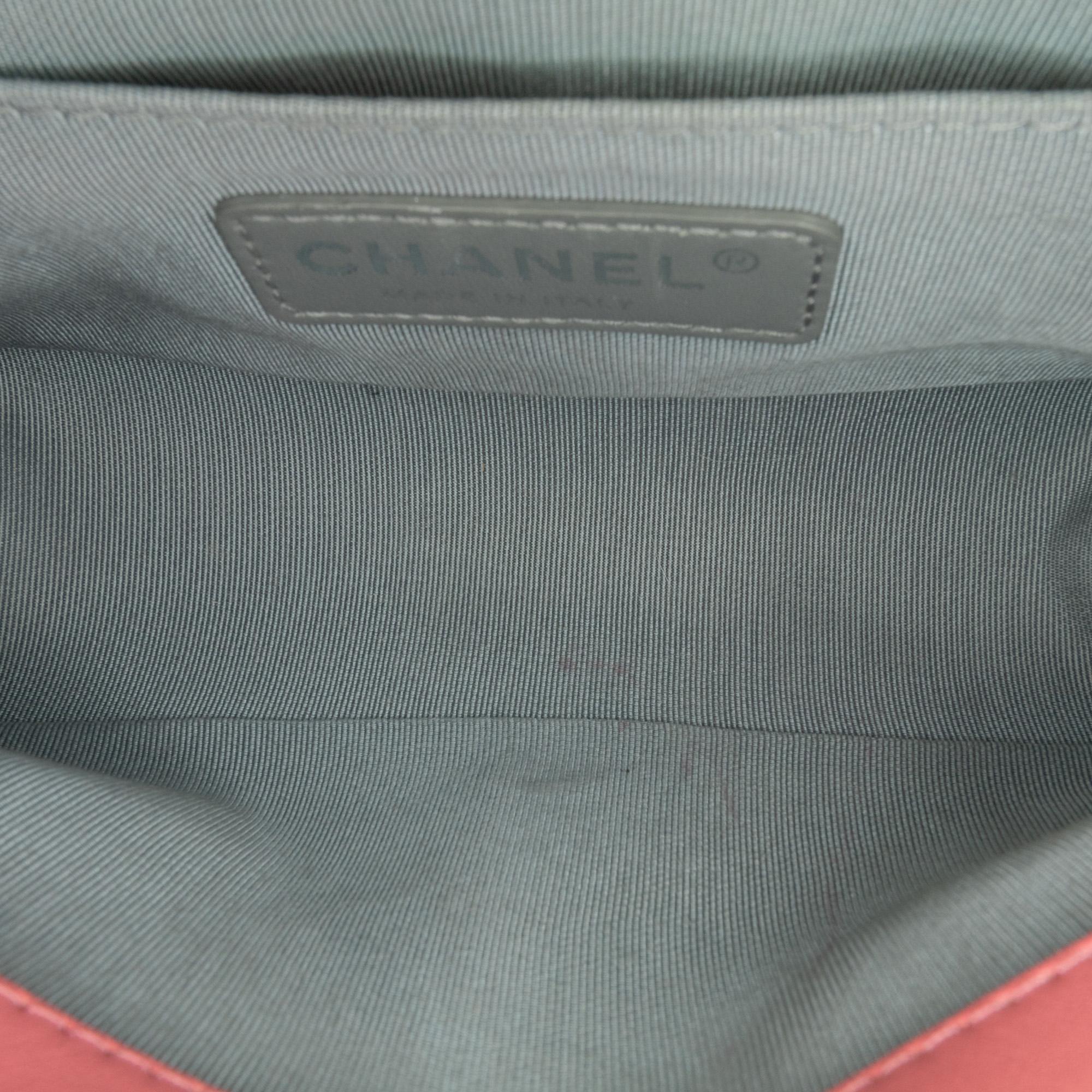 Chanel Small Chevron Lambskin Boy Flap