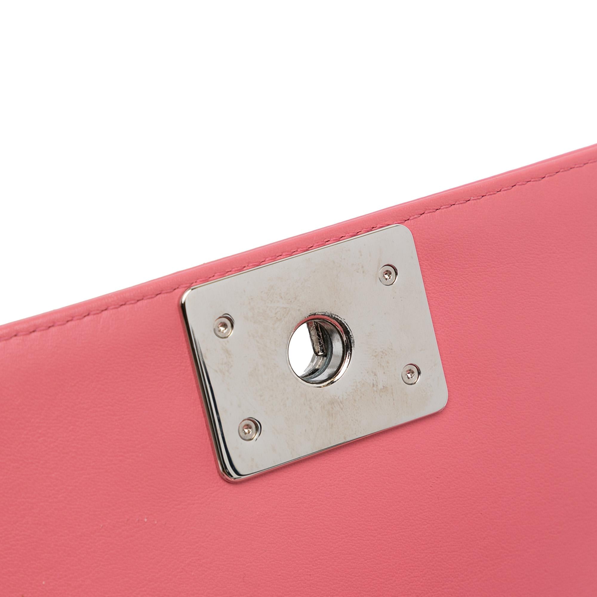 Chanel Small Chevron Lambskin Boy Flap