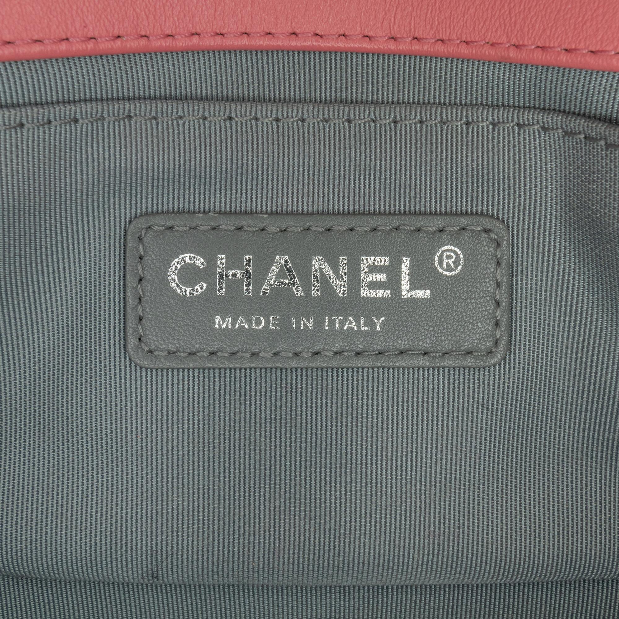 Chanel Small Chevron Lambskin Boy Flap
