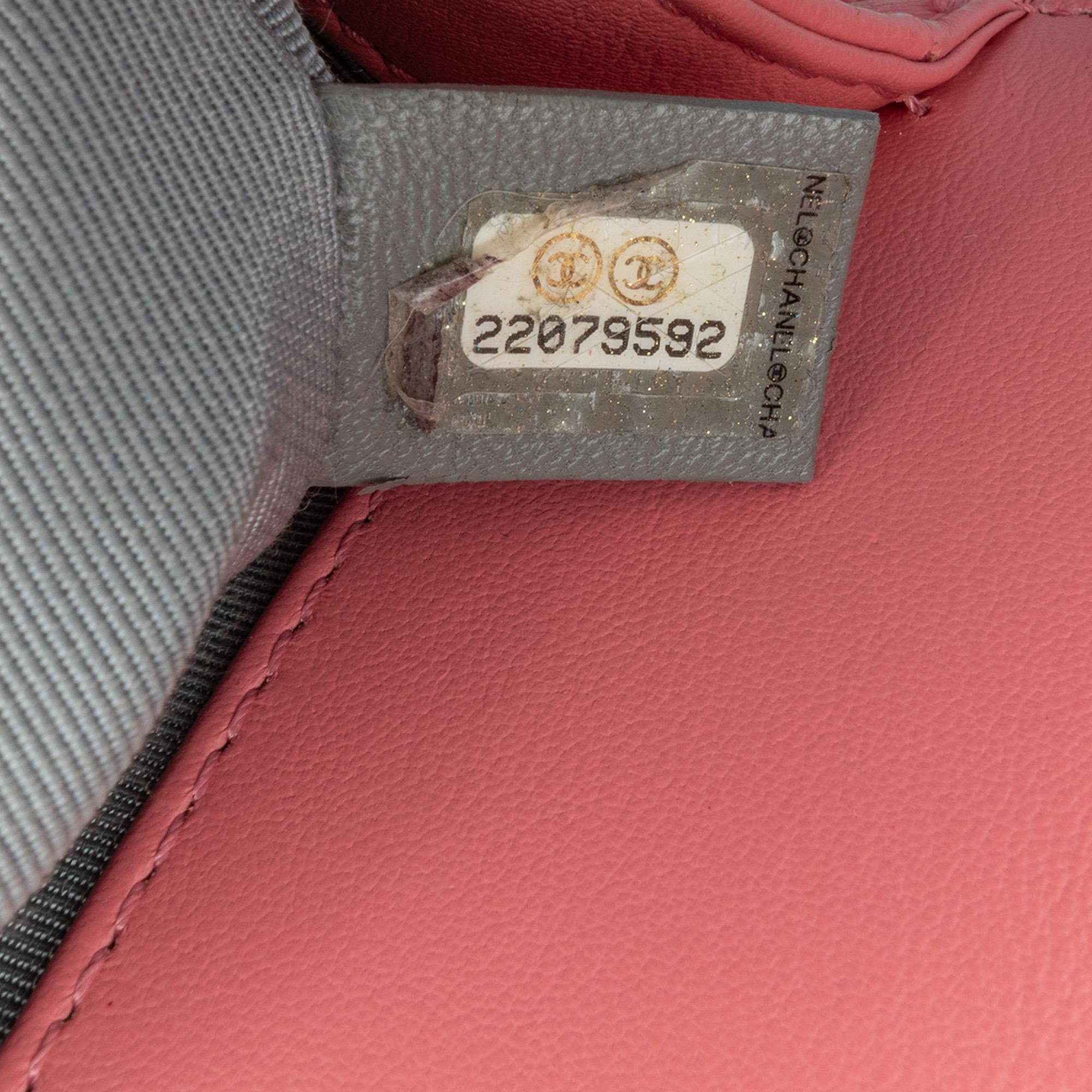 Chanel Small Chevron Lambskin Boy Flap