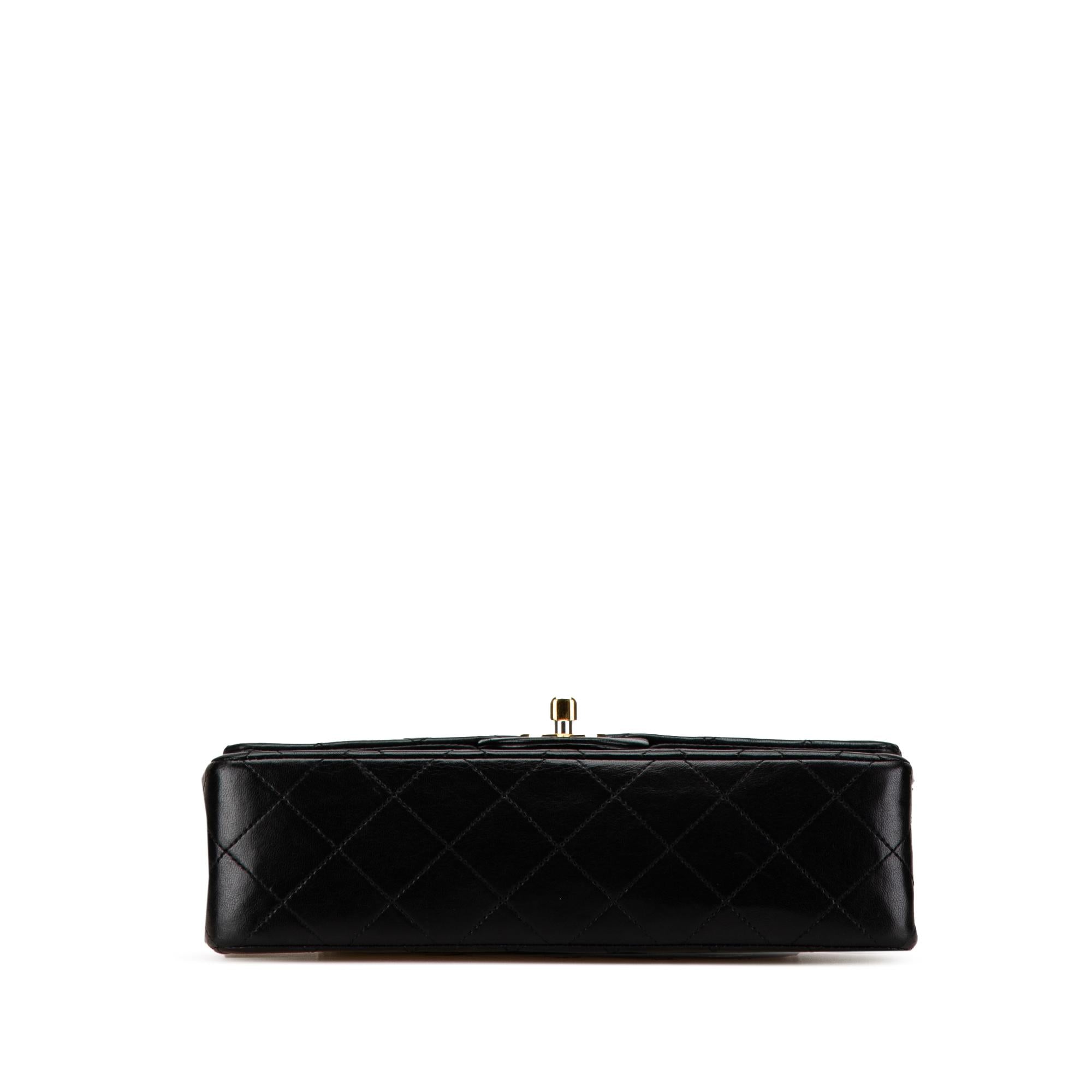 Chanel Small Classic Lambskin Double Flap (SHG-4PLN3c)