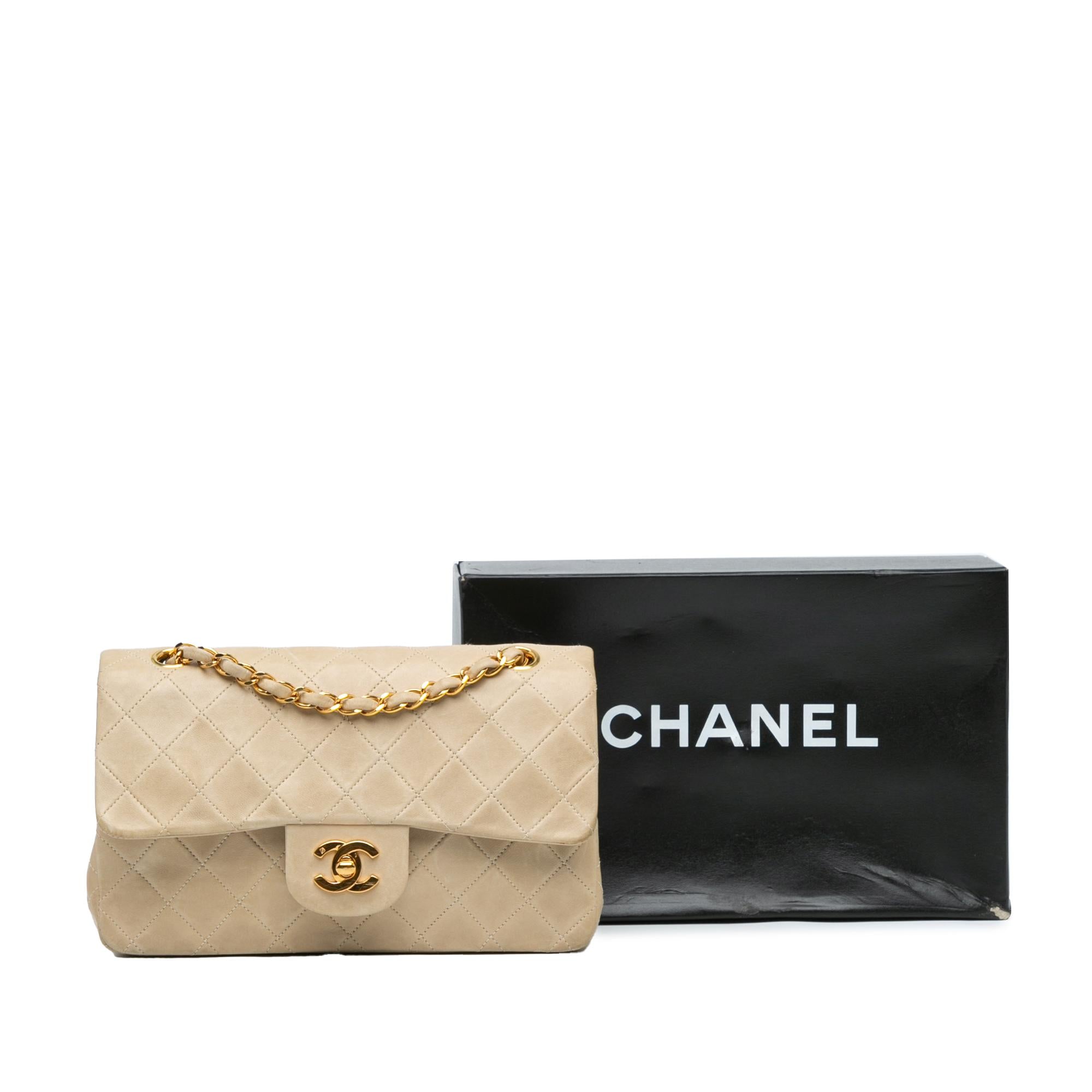 Chanel Small Classic Lambskin Double Flap (SHG-1zFtgm)