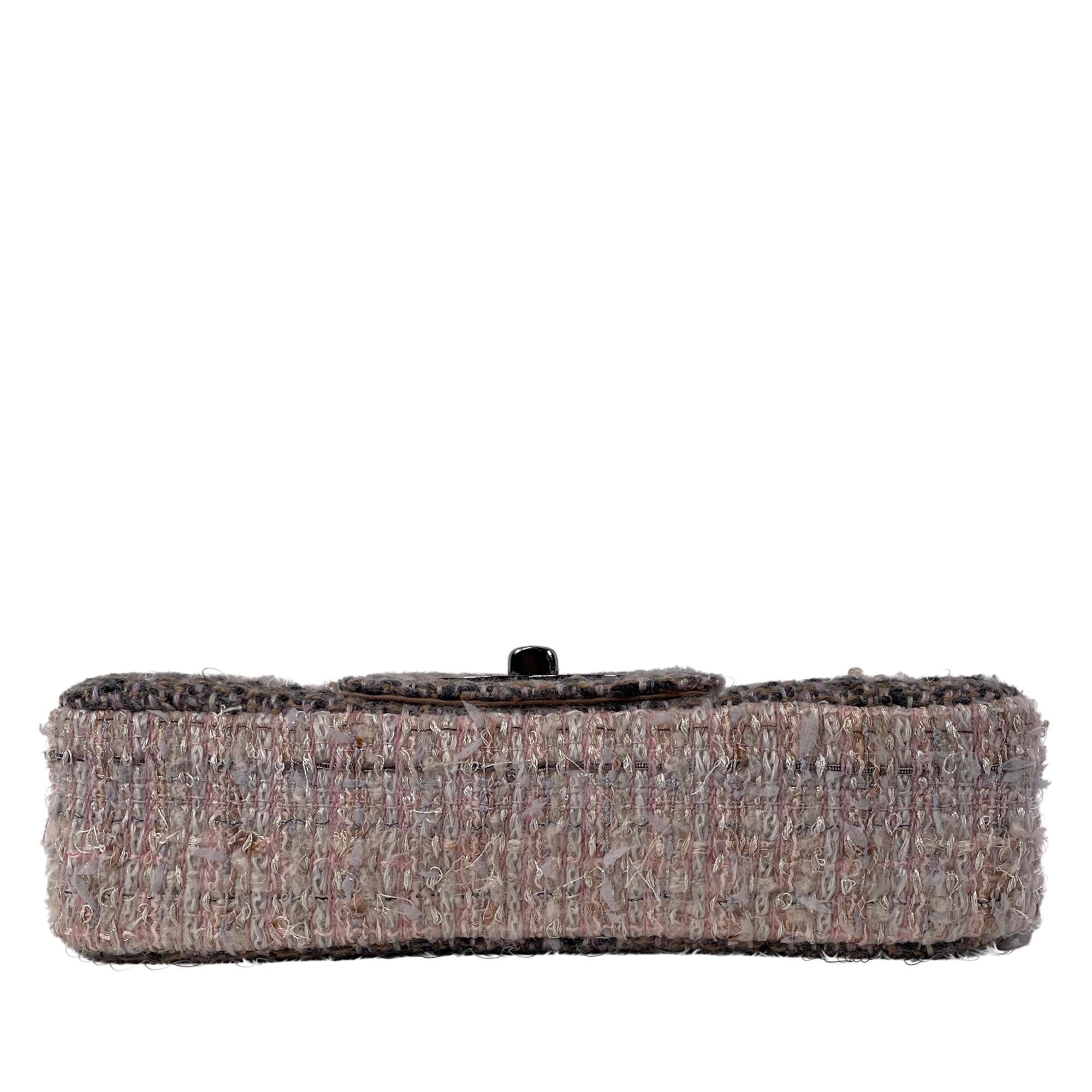 Chanel Small Fantasy Tweed Flap Bag (SHG-sHynoj)