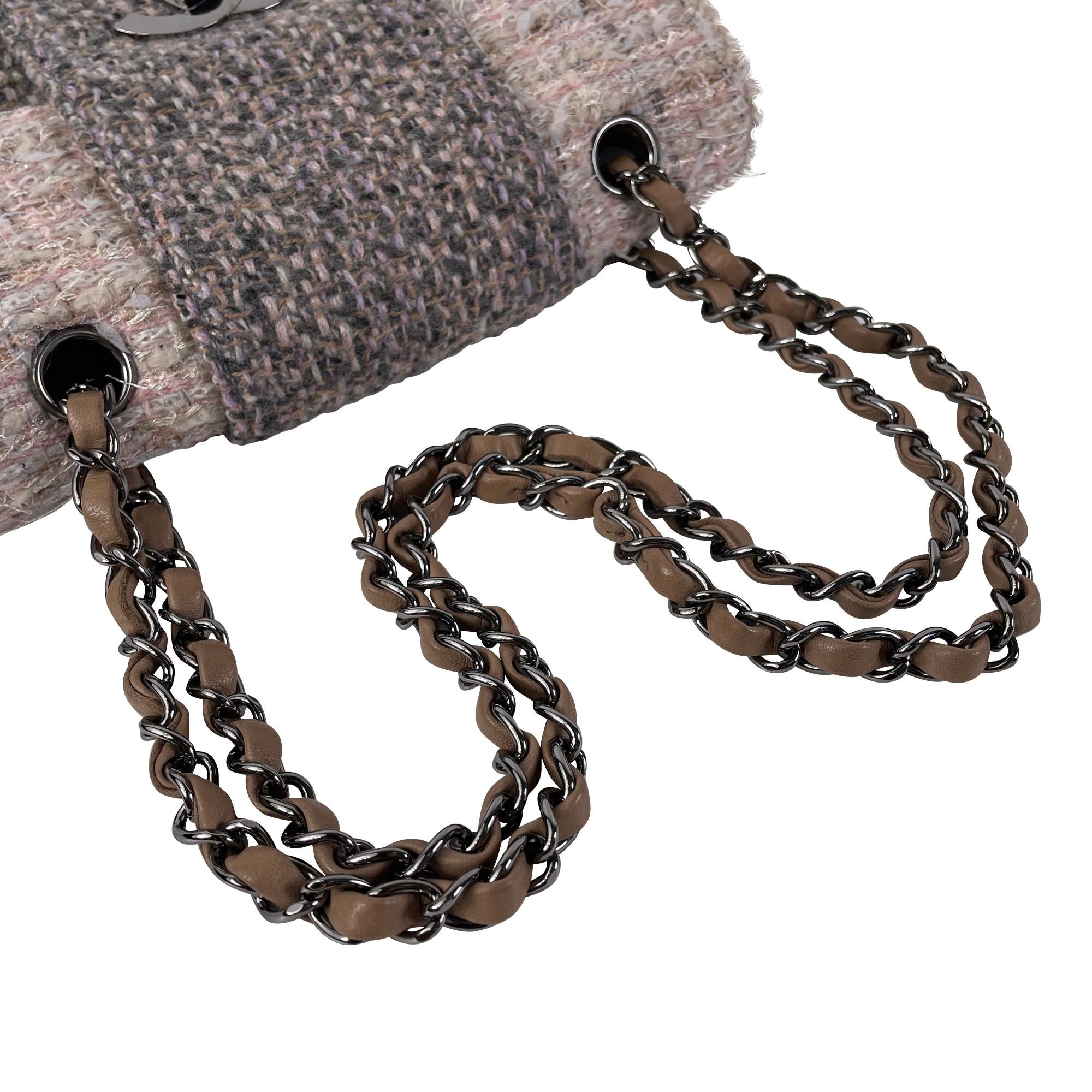 Chanel Small Fantasy Tweed Flap Bag (SHG-sHynoj)