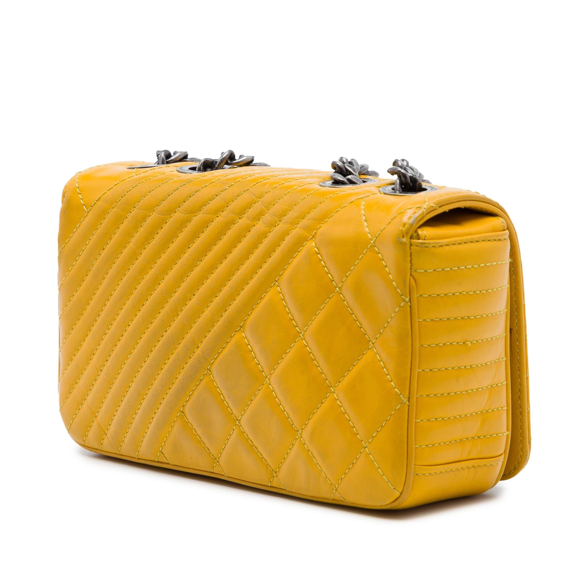 Chanel Small Glazed Calfskin Coco Boy Flap