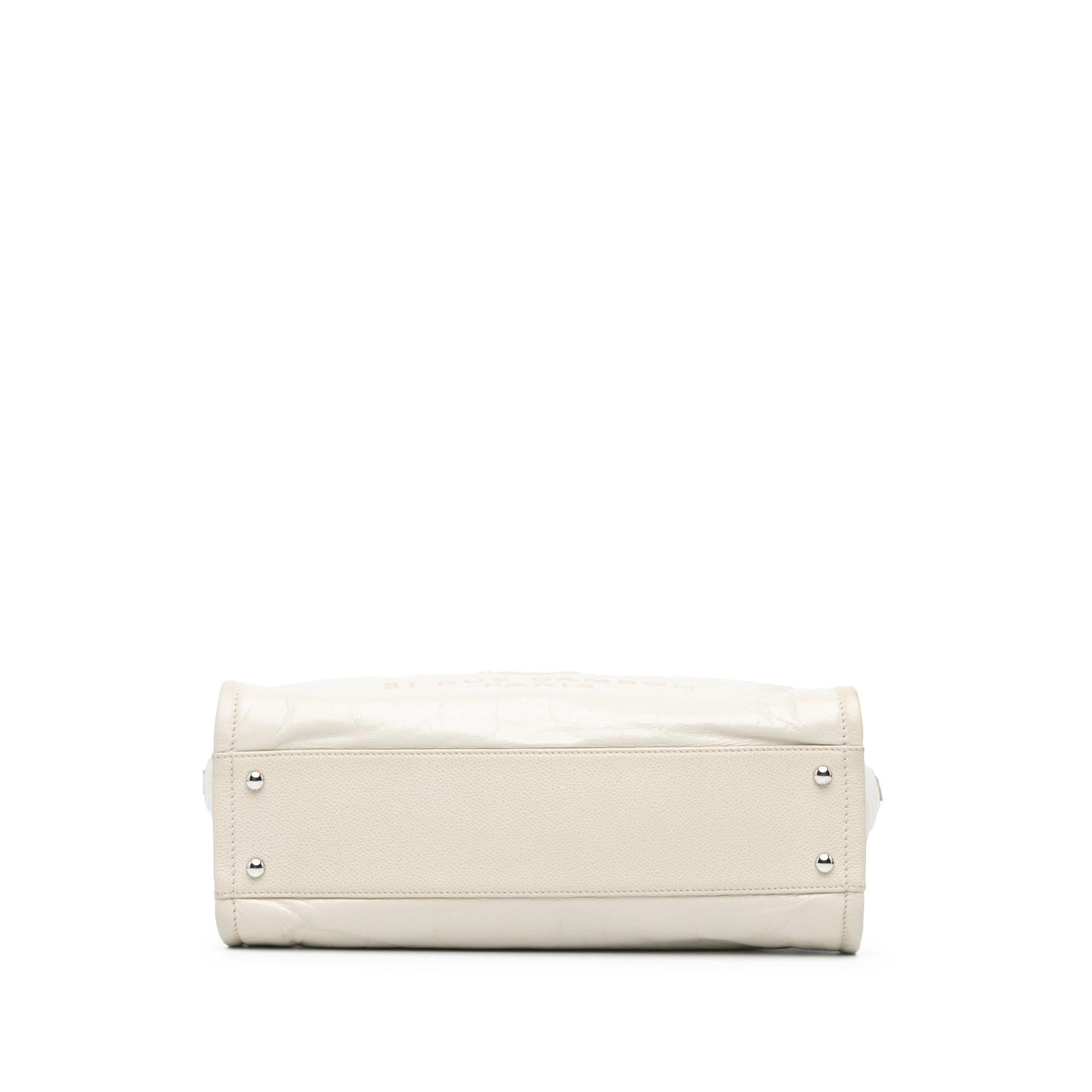 Chanel Small Glazed Calfskin Deauville Tote (SHG-QE8xIp)