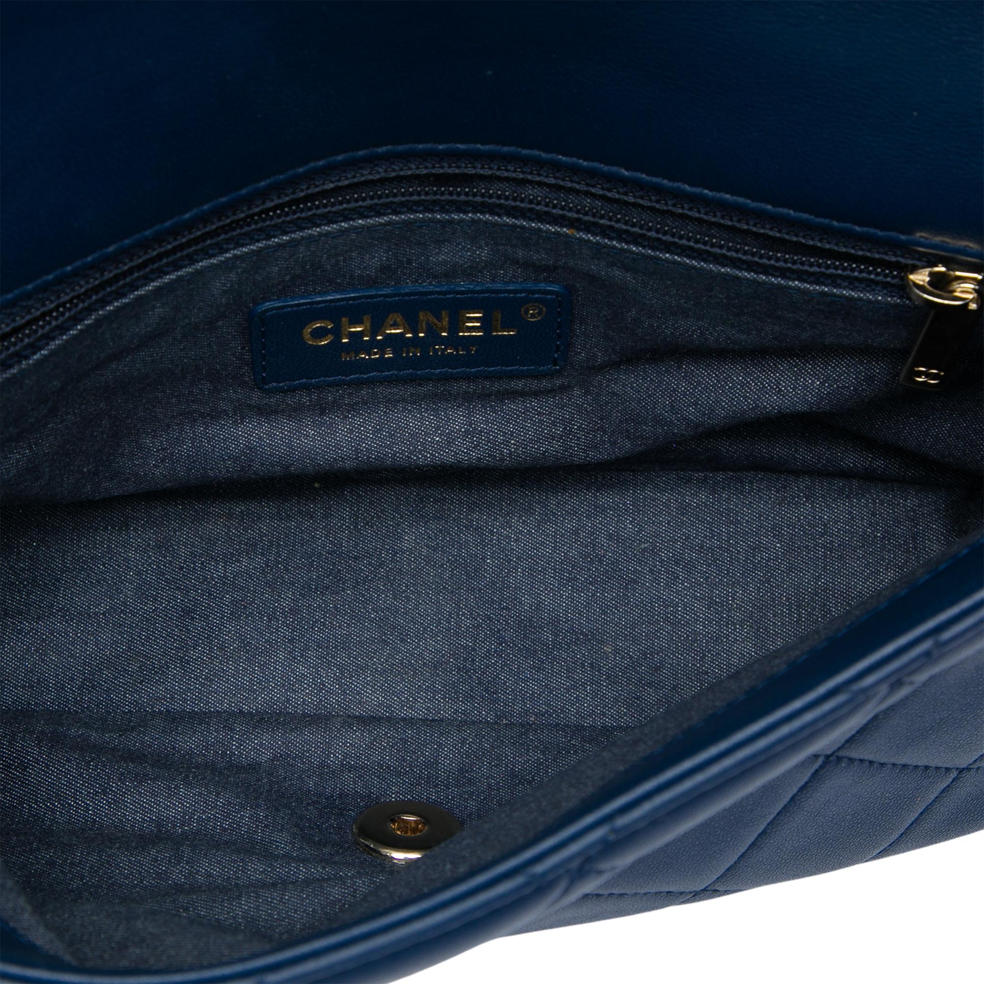Chanel Small Lambskin Elegant Chain Single Flap