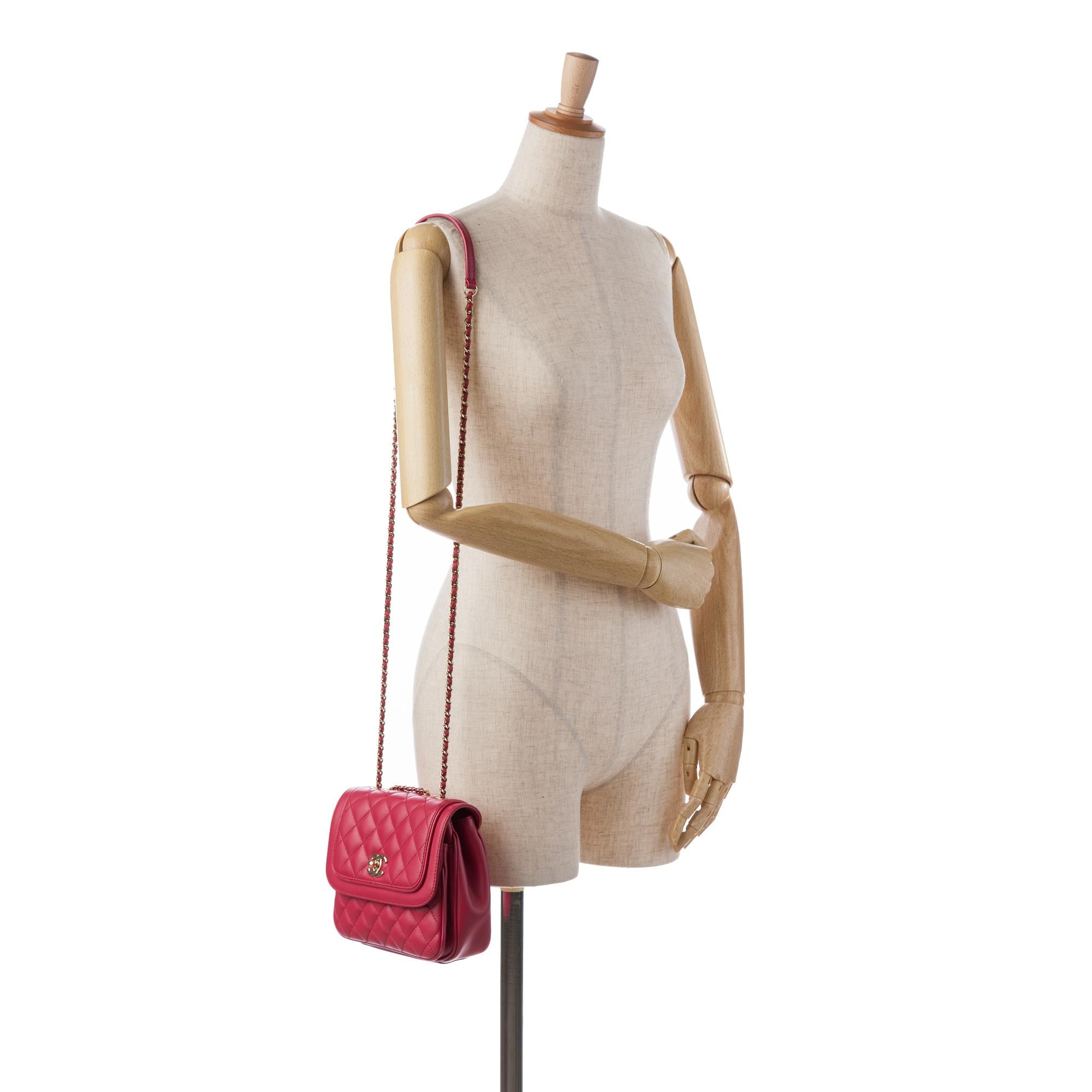 Chanel Small Lambskin Lovely Day Flap (SHG-3FI4mw)
