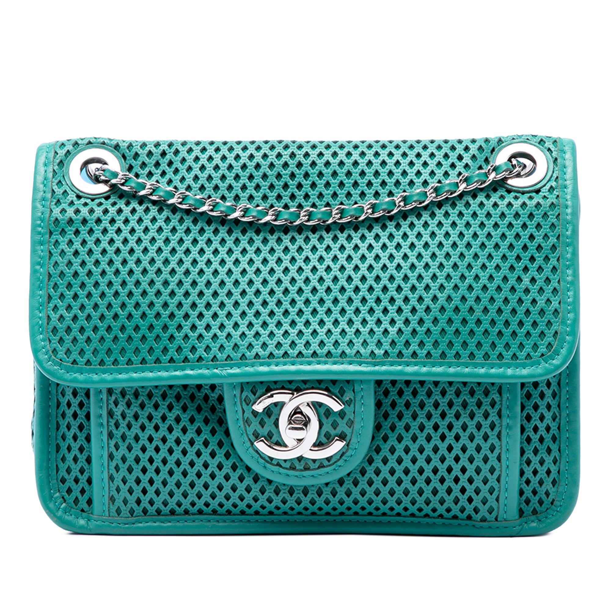 Chanel Small Perforated Calfskin Up In The Air Flap