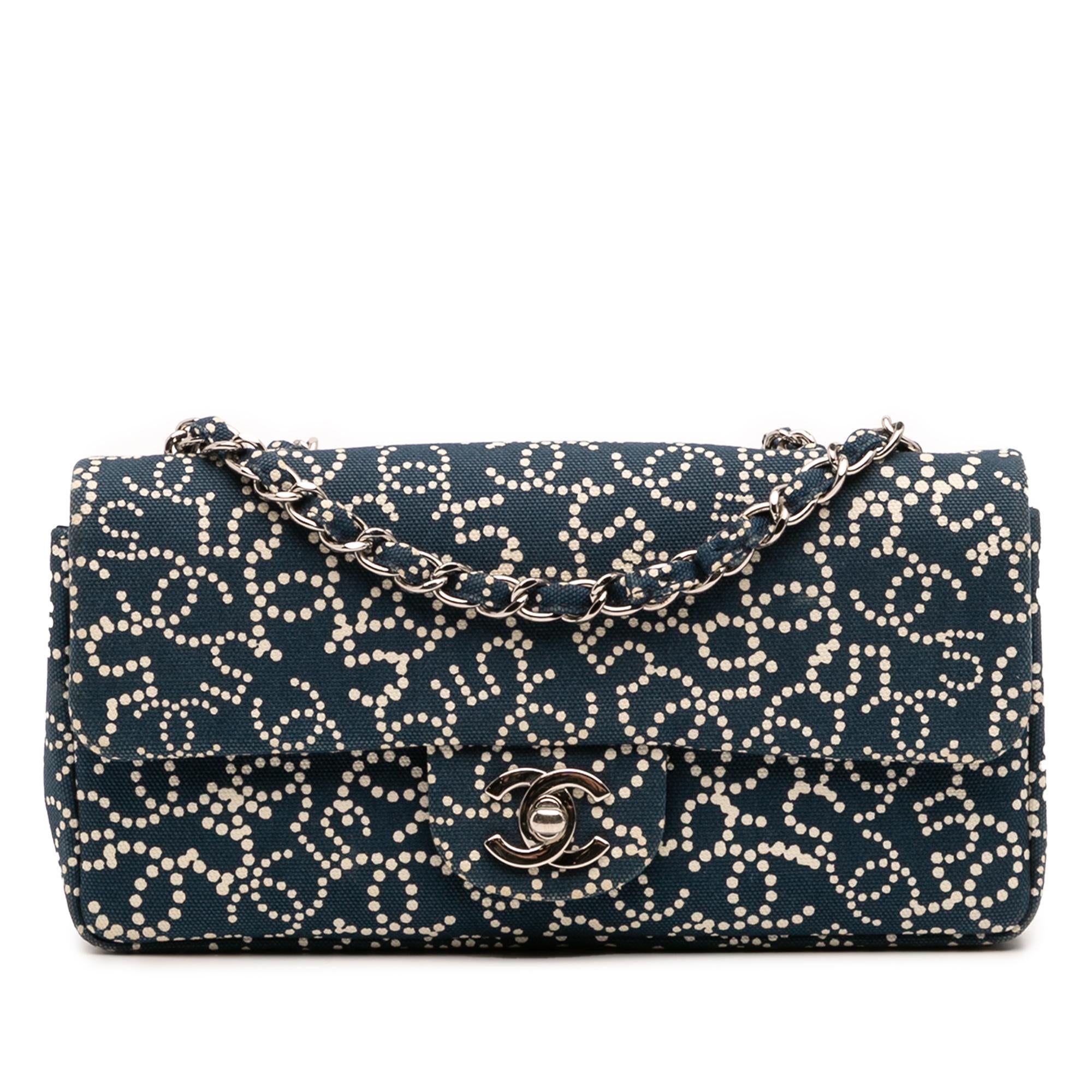Chanel Small Printed Canvas CC No. 5 Flap