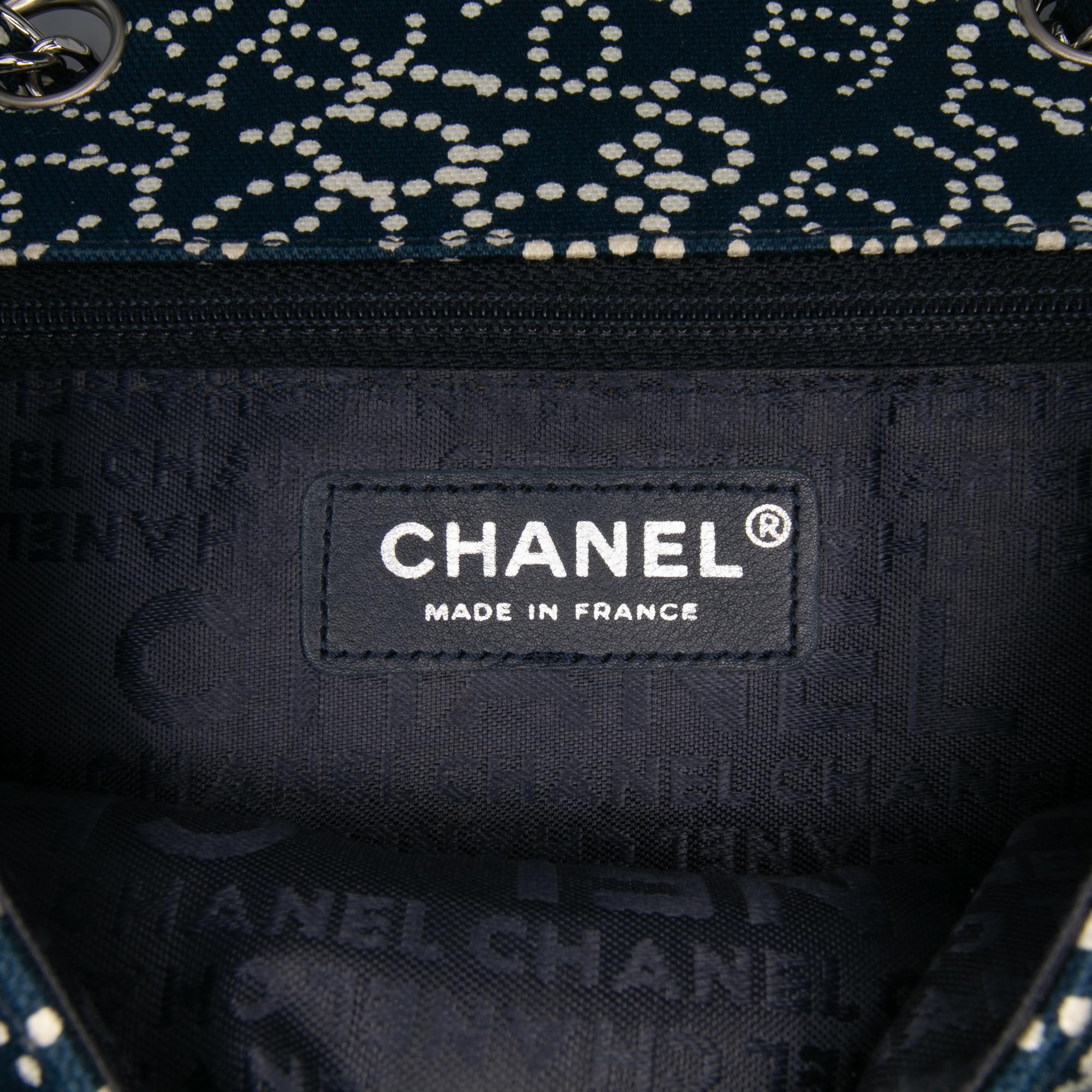 Chanel Small Printed Canvas CC No. 5 Flap
