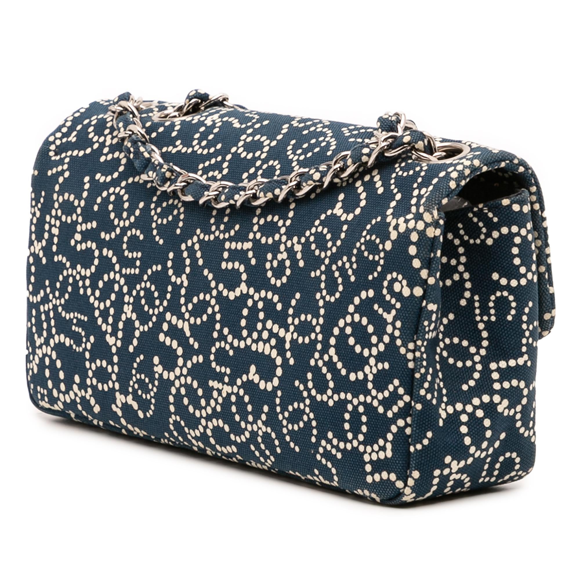 Chanel Small Printed Canvas CC No. 5 Flap