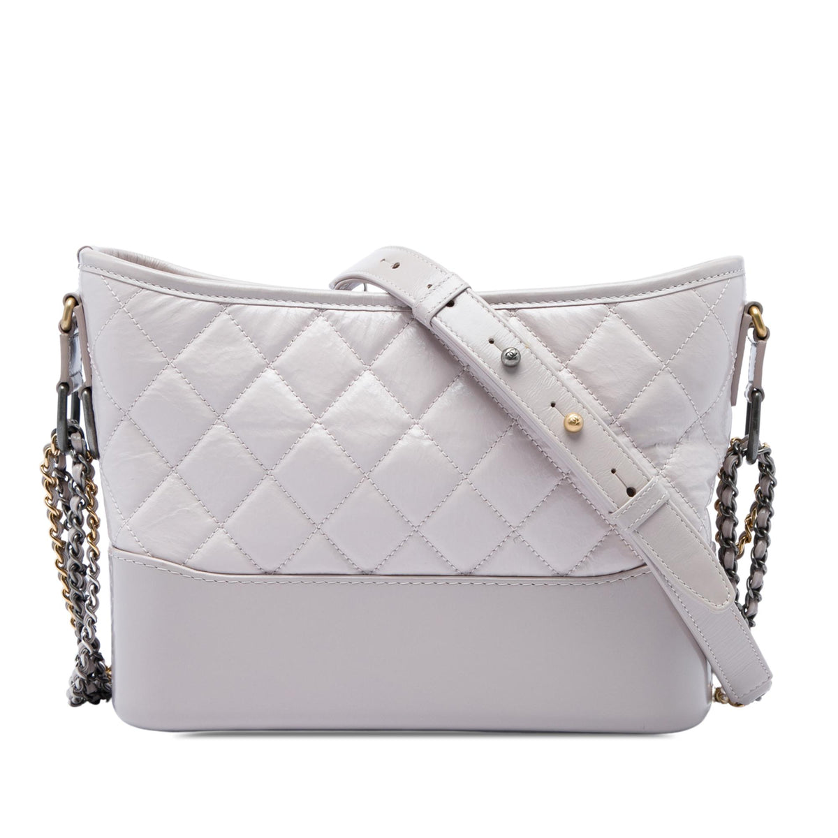 Chanel Small Quilted Aged Calfskin Gabrielle Hobo